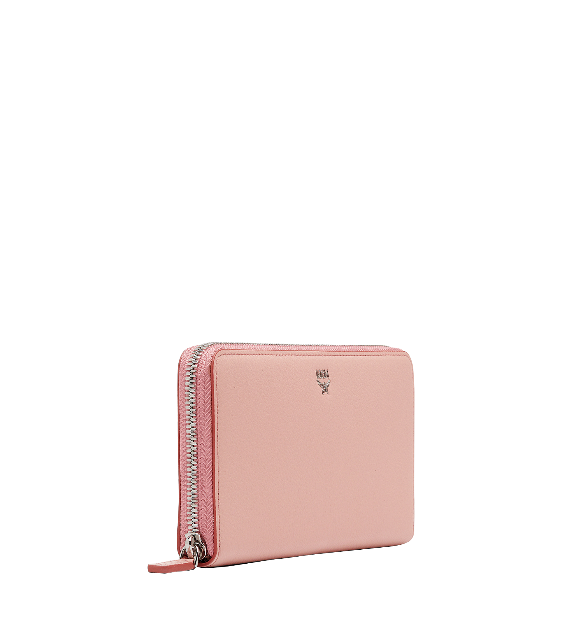 MCM Milla Zip Around Wallet in Grained Leather Pink MYL8SMA04PV001 Noch mehr sehen 1