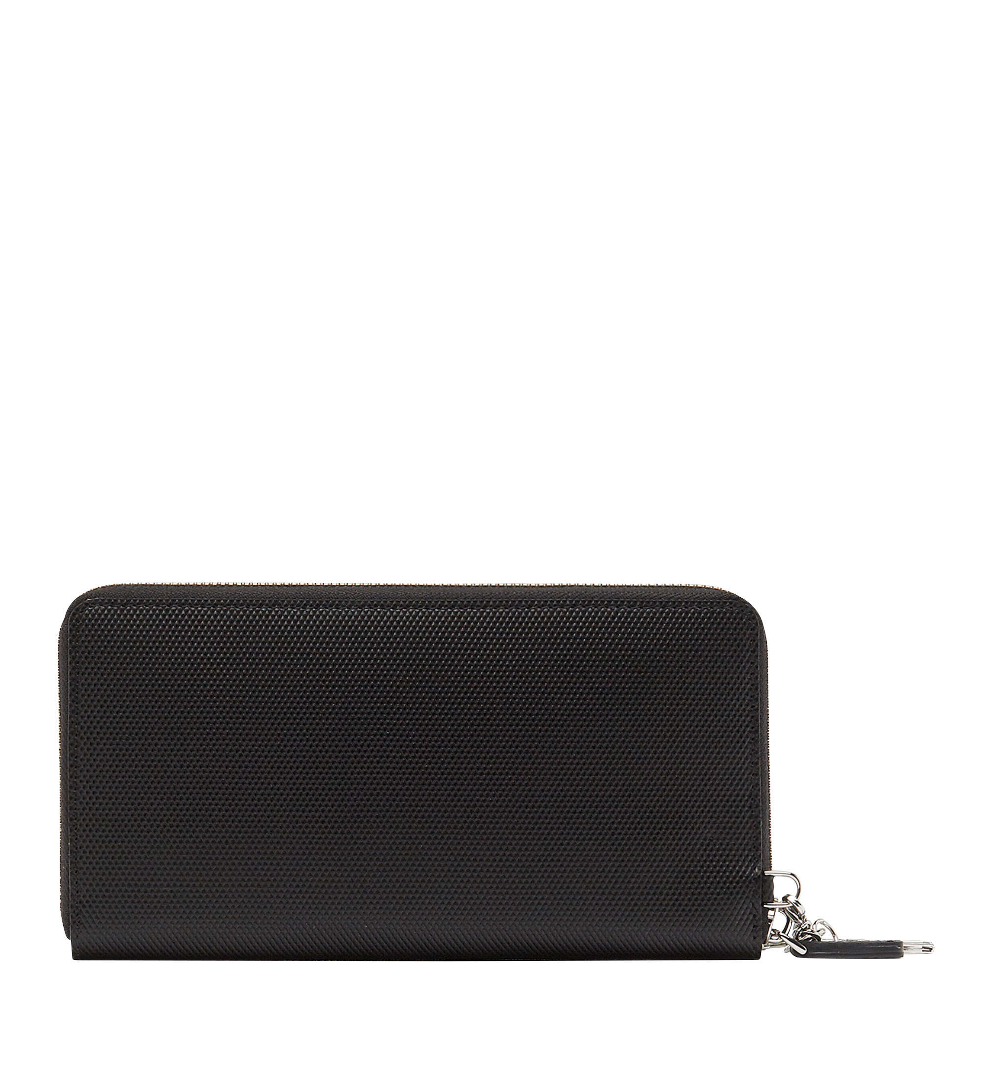 MCM Otti Charm Zip Around Wallet in Leather Black MYL8SOI04BK001 Alternate View 2