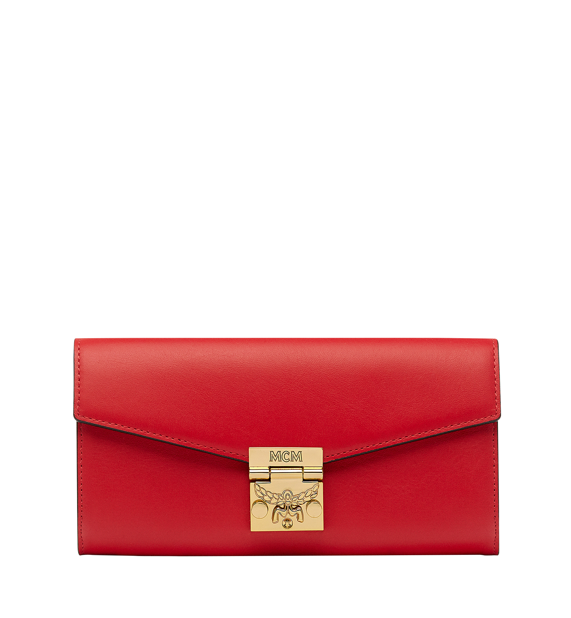 MCM Tracy Crossbody Wallet in Nappa Leather Red MYL8SPA01RU001 Alternate View 1