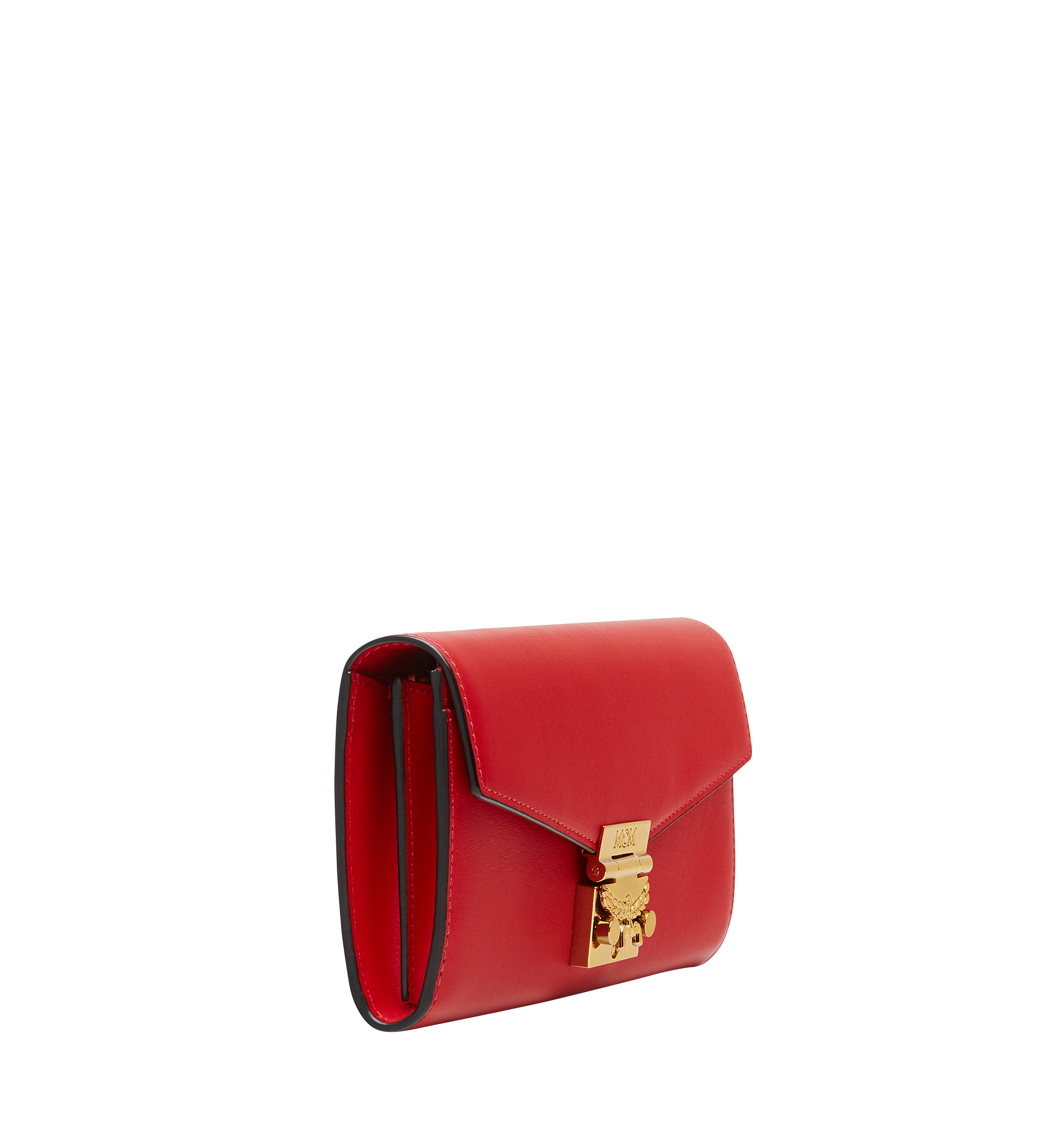 MCM Tracy Crossbody Wallet in Nappa Leather Red MYL8SPA01RU001 Alternate View 1