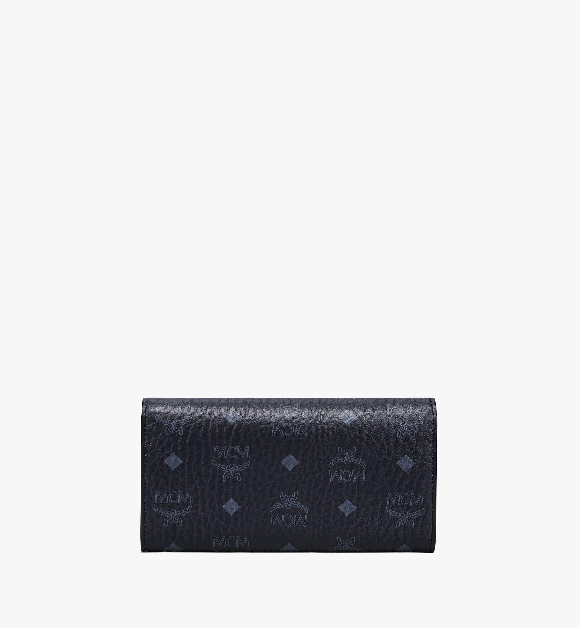 MCM Tracy gefaltetes Portemonnaie in Visetos zum Umhängen Black MYL8SPA11BK001 Noch mehr sehen 2