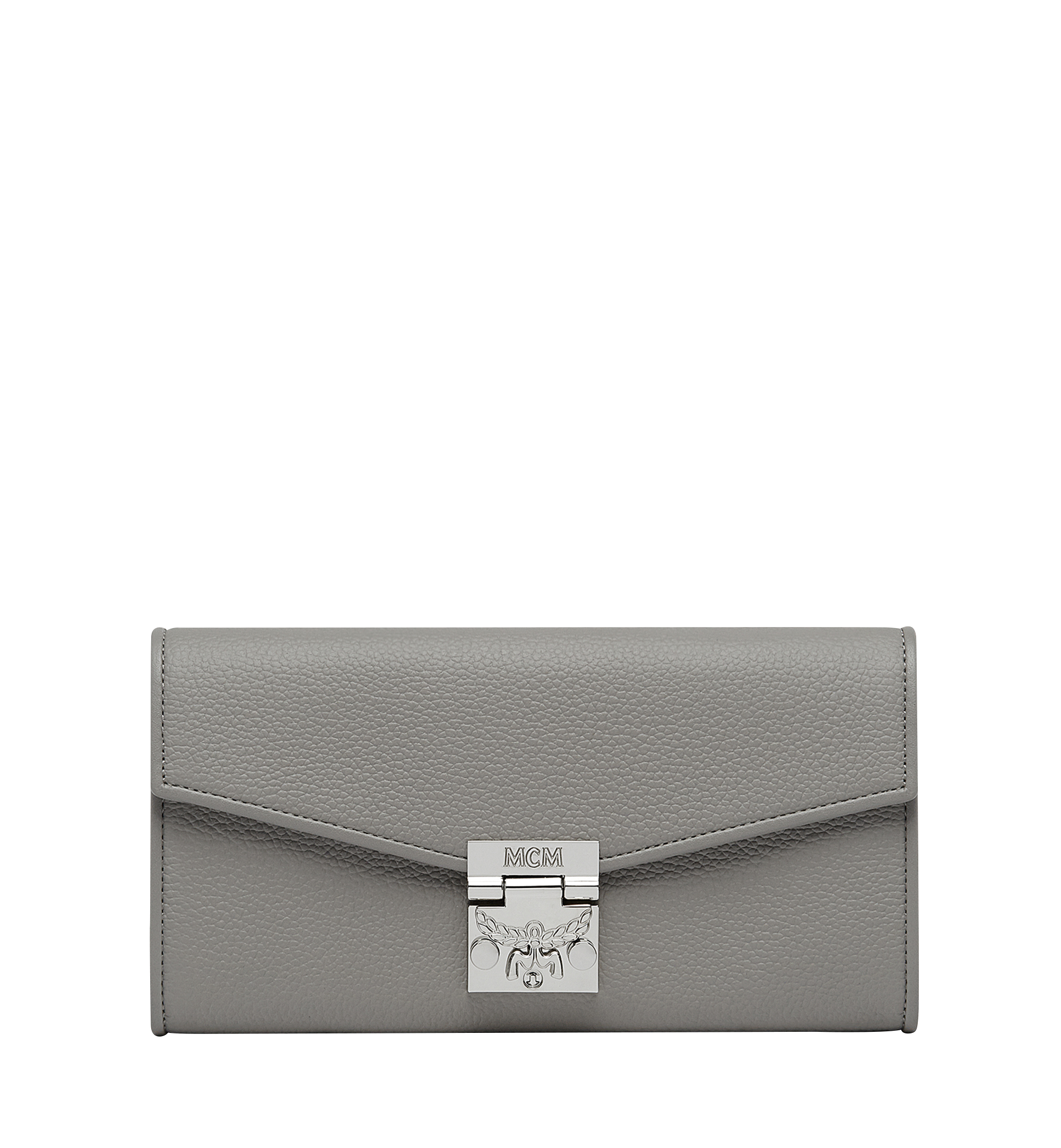 MCM Tracy Crossbody in Grained Leather Grey MYL8SPA41EZ001 Alternate View 1