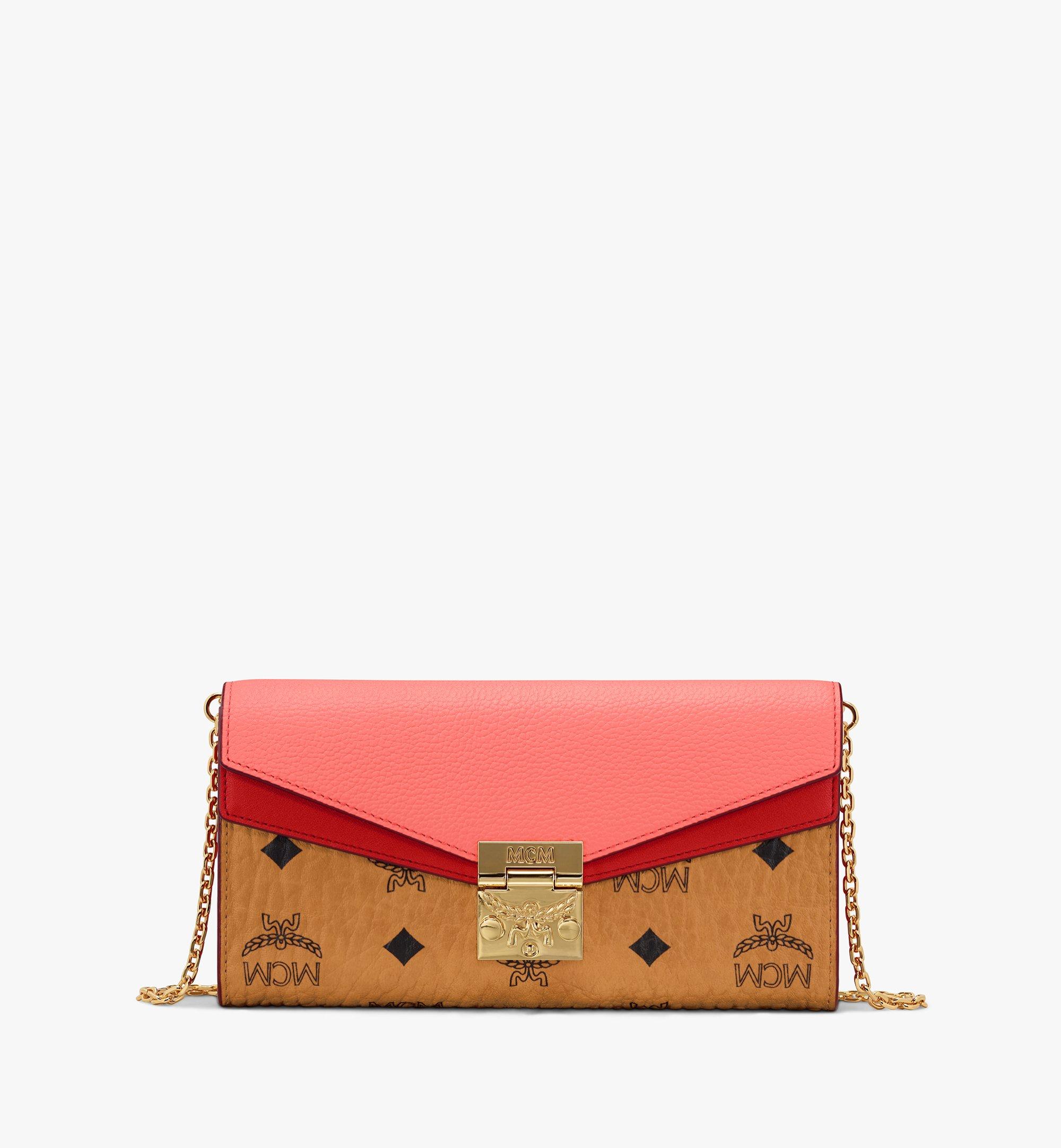 Mcm patricia best sale crossbody wallet