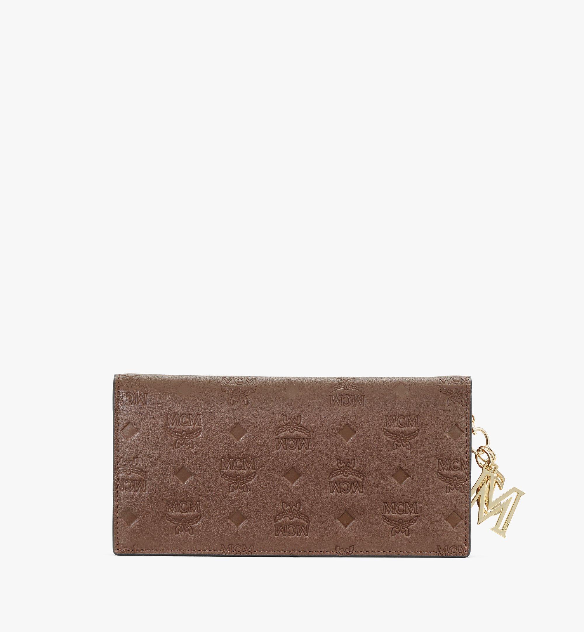 Large Klara Continental Wallet in Monogram Leather Brown | MCM® US