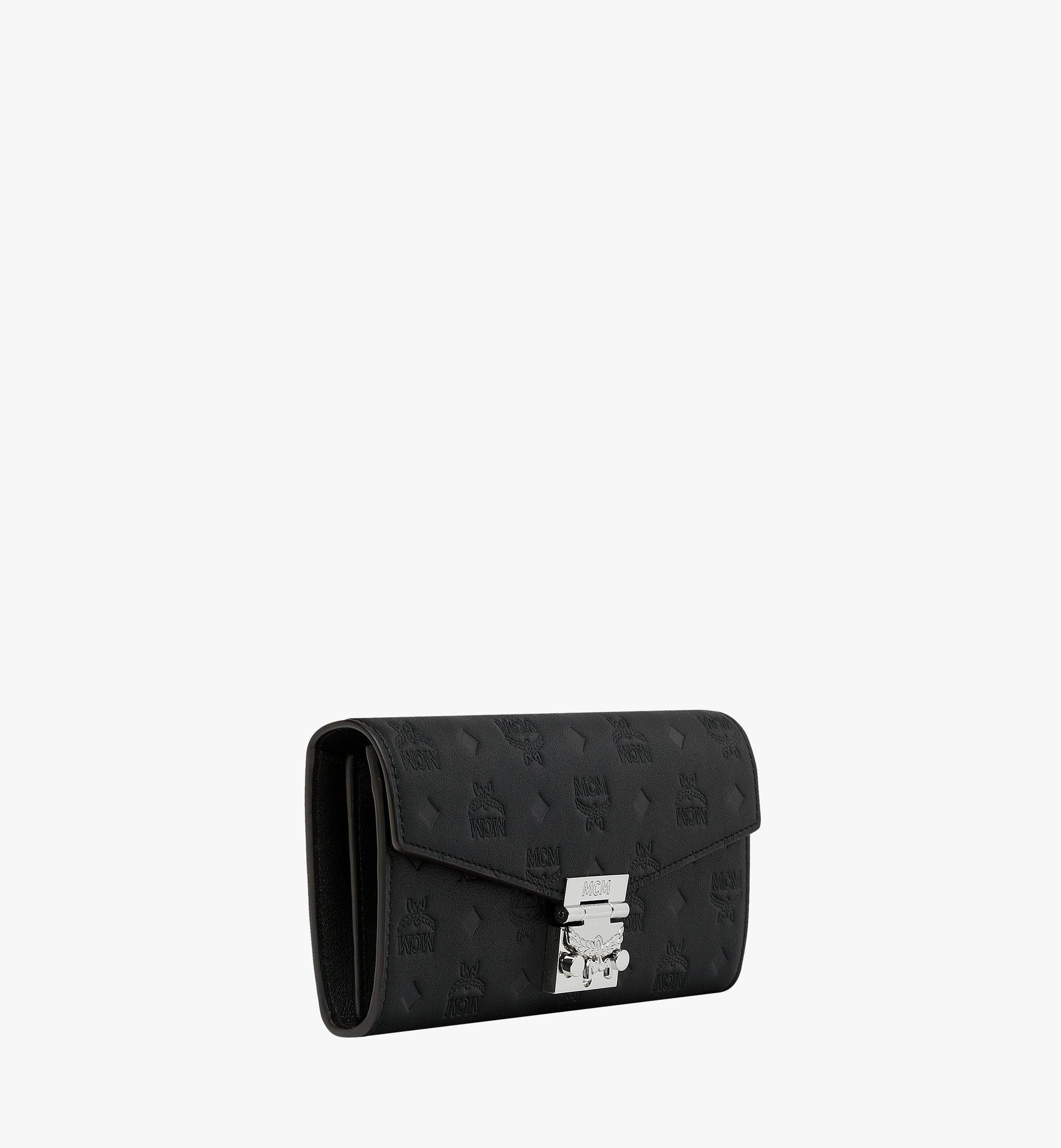 MCM Patricia Crossbody Wallet in Monogram Leather Black MYL9SPA55BK001 Alternate View 2