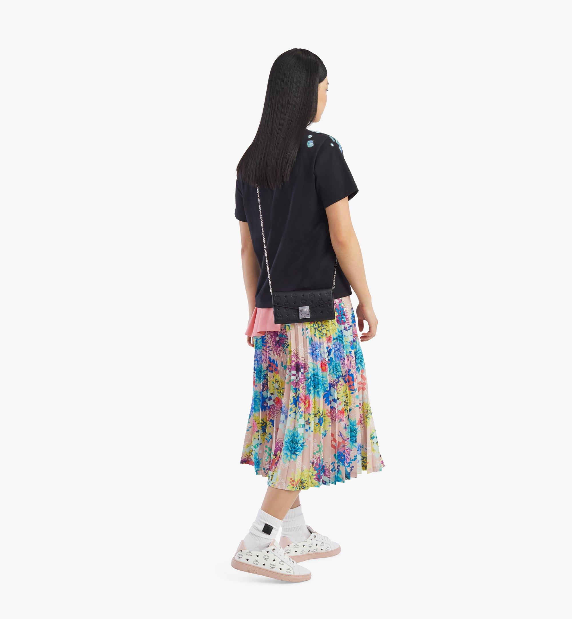 MCM Patricia Crossbody Wallet in Monogram Leather Black MYL9SPA55BK001 Alternate View 5