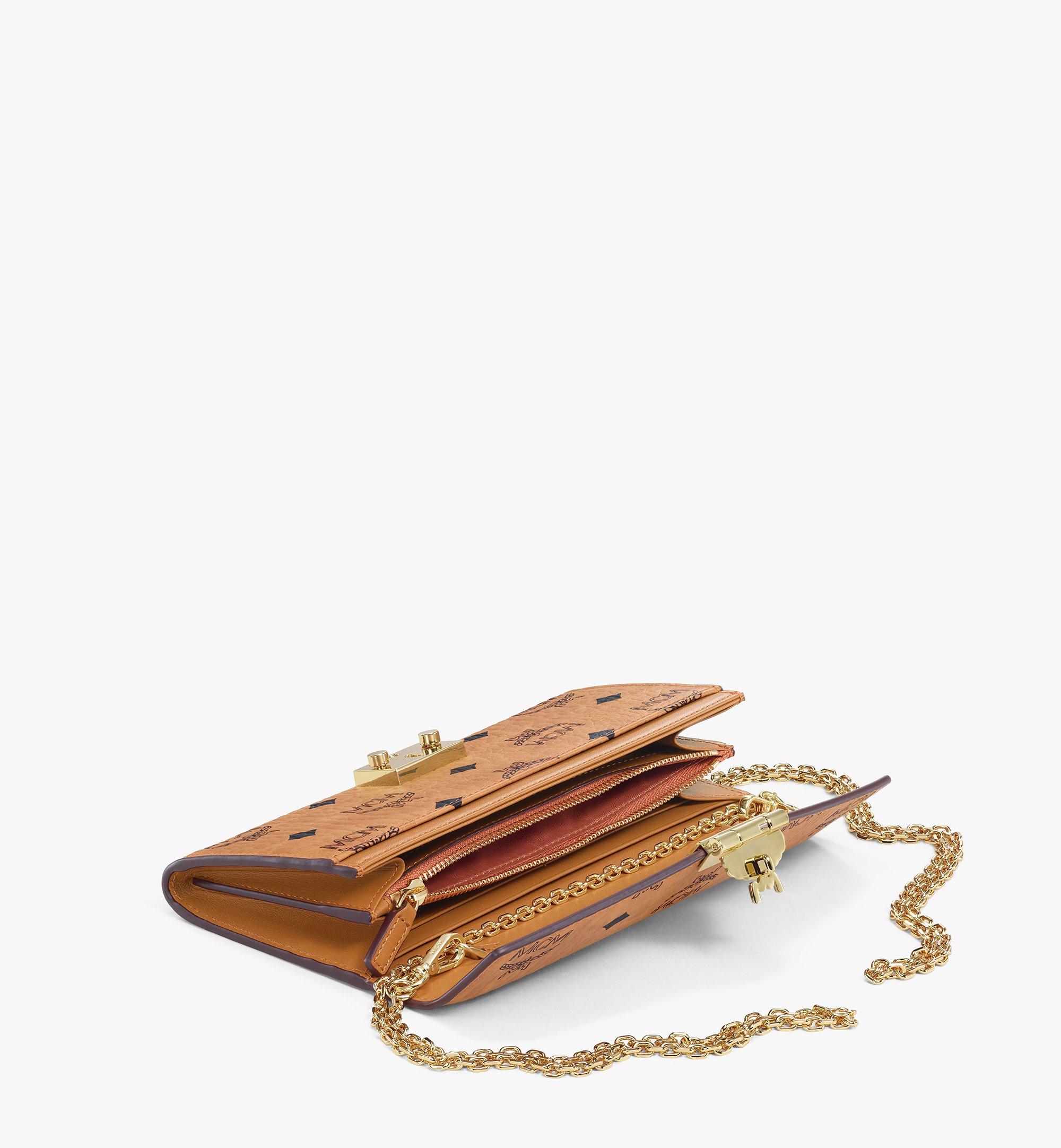 Large Tracy Crossbody Wallet in Visetos Cognac | MCM ®FR