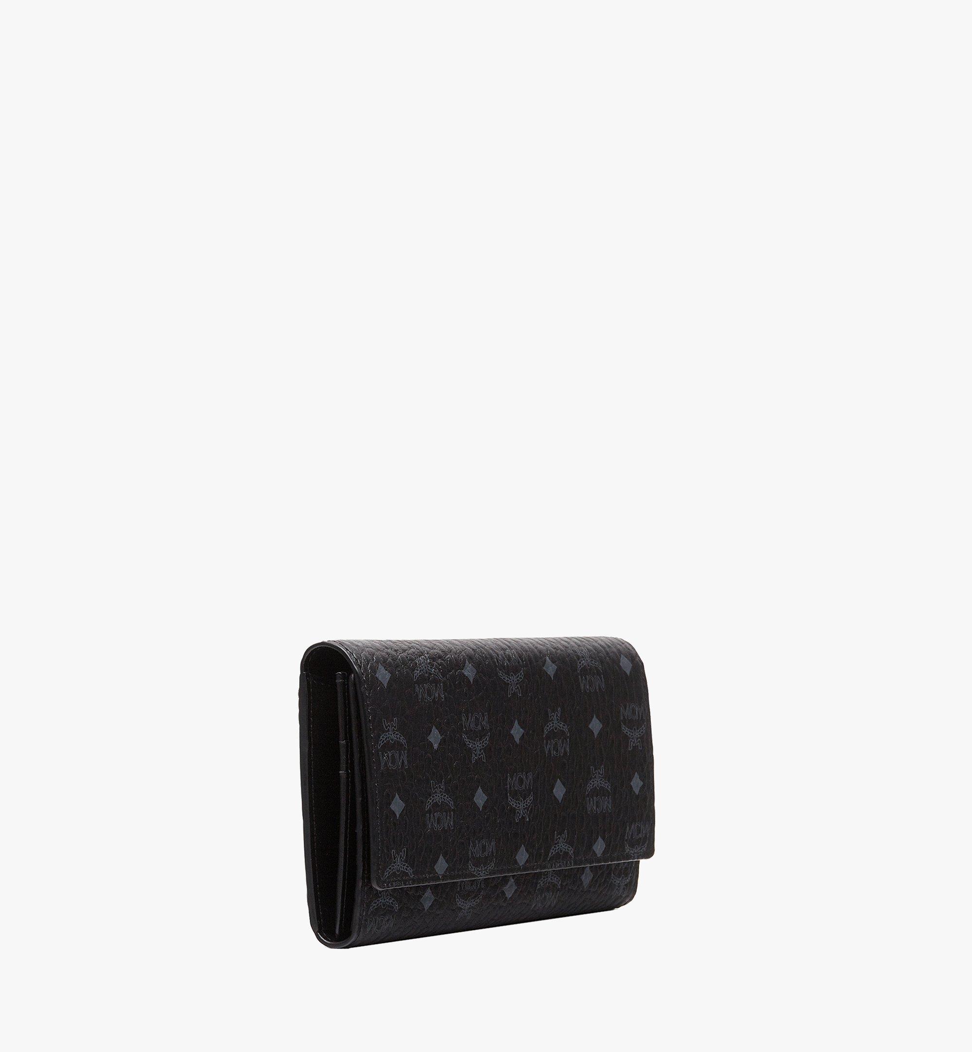 MCM Dreifach gefaltete Brieftasche in Visetos Black MYLAAVI01BK001 Noch mehr sehen 1