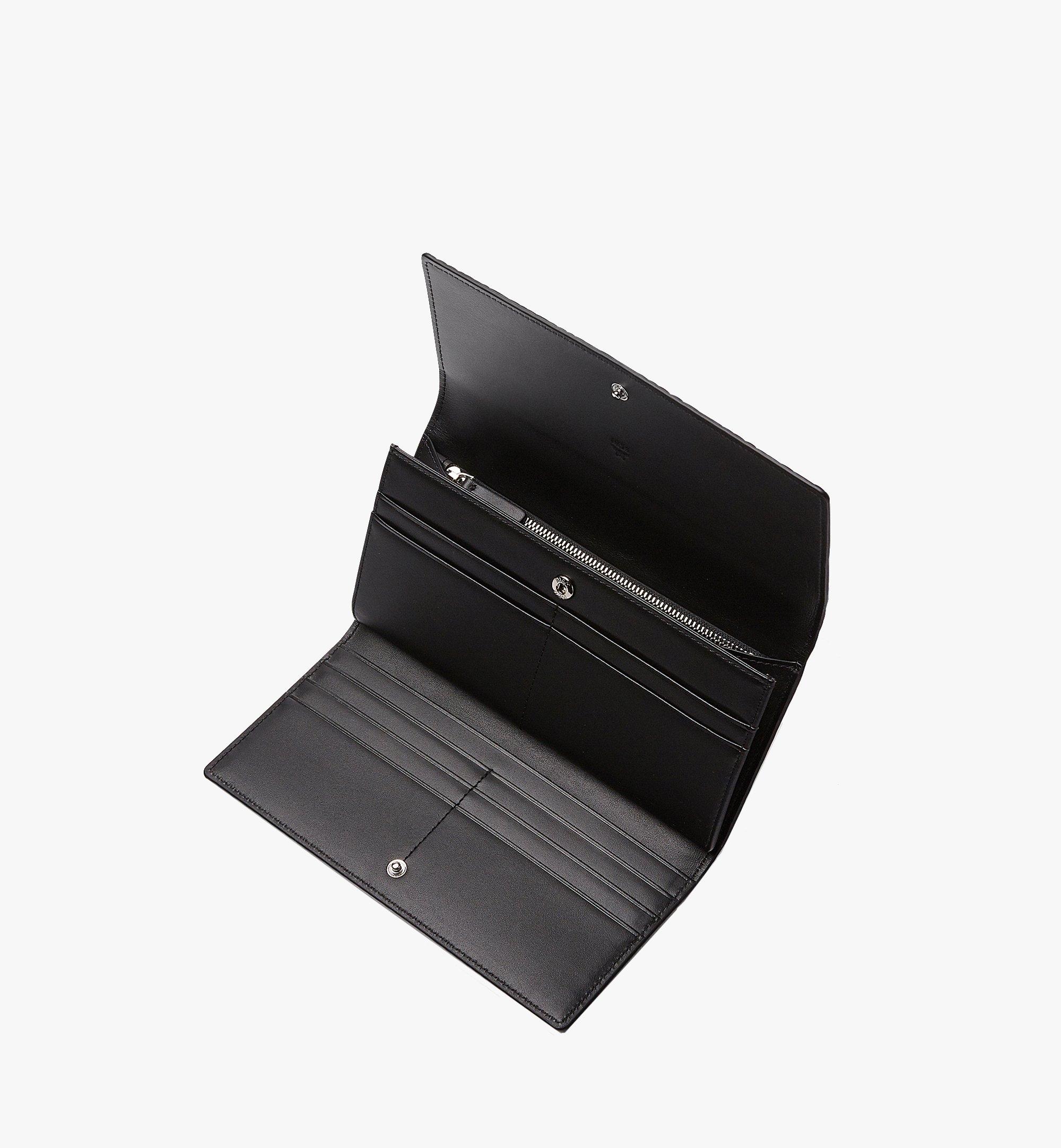 MCM Dreifach gefaltete Brieftasche in Visetos Black MYLAAVI01BK001 Noch mehr sehen 2