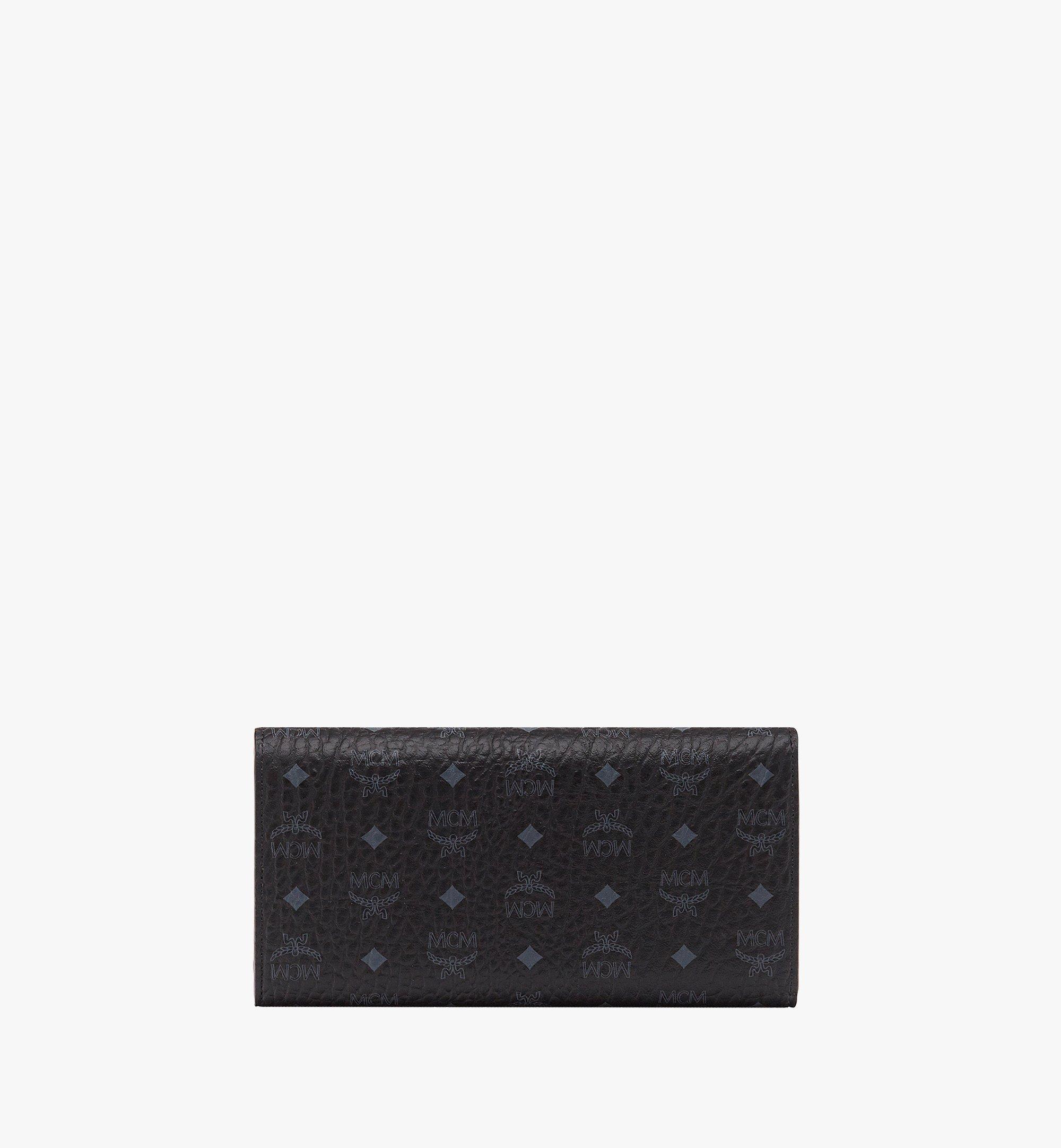 MCM Aren Continental Wallet in Visetos Black MYLAAVI01BK001 Alternate View 3