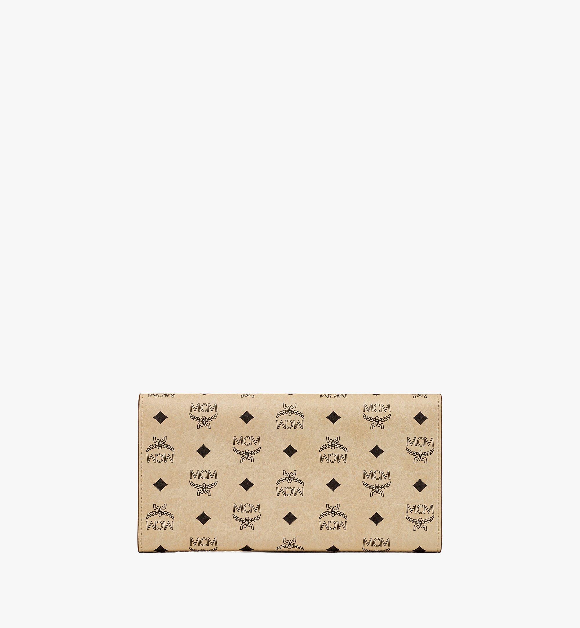 MCM Visetos Original 系列三折錢包 Beige MYLAAVI01I8001 更多視圖 2