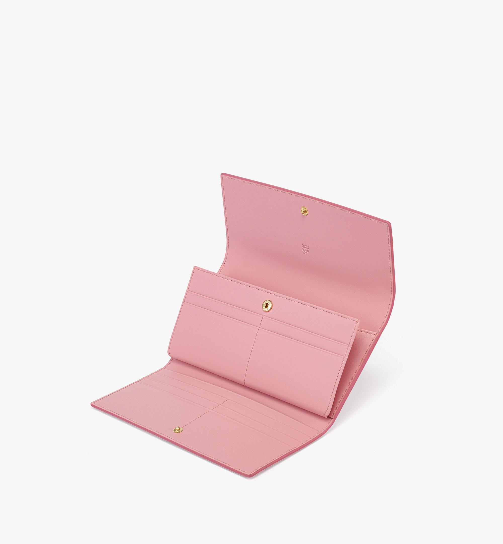 Large Aren コンチネンタル ウォレット - ヴィセトス ピンク | MCM ®JP