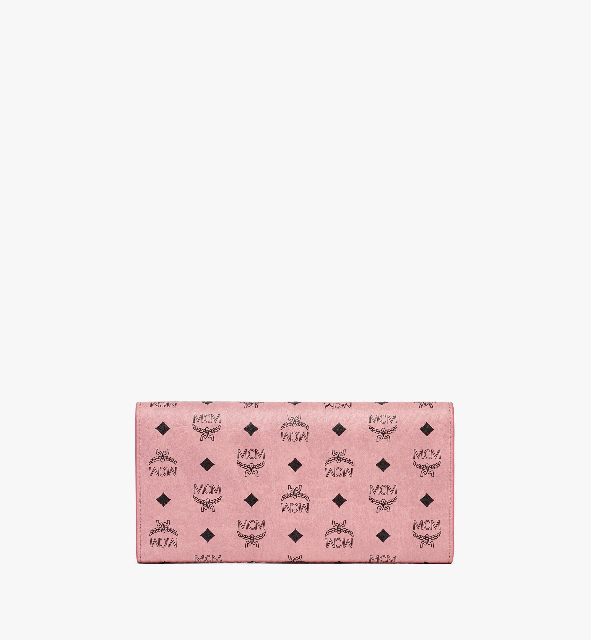 MCM Aren Continental Wallet in Visetos Pink MYLAAVI01PZ001 Alternate View 2