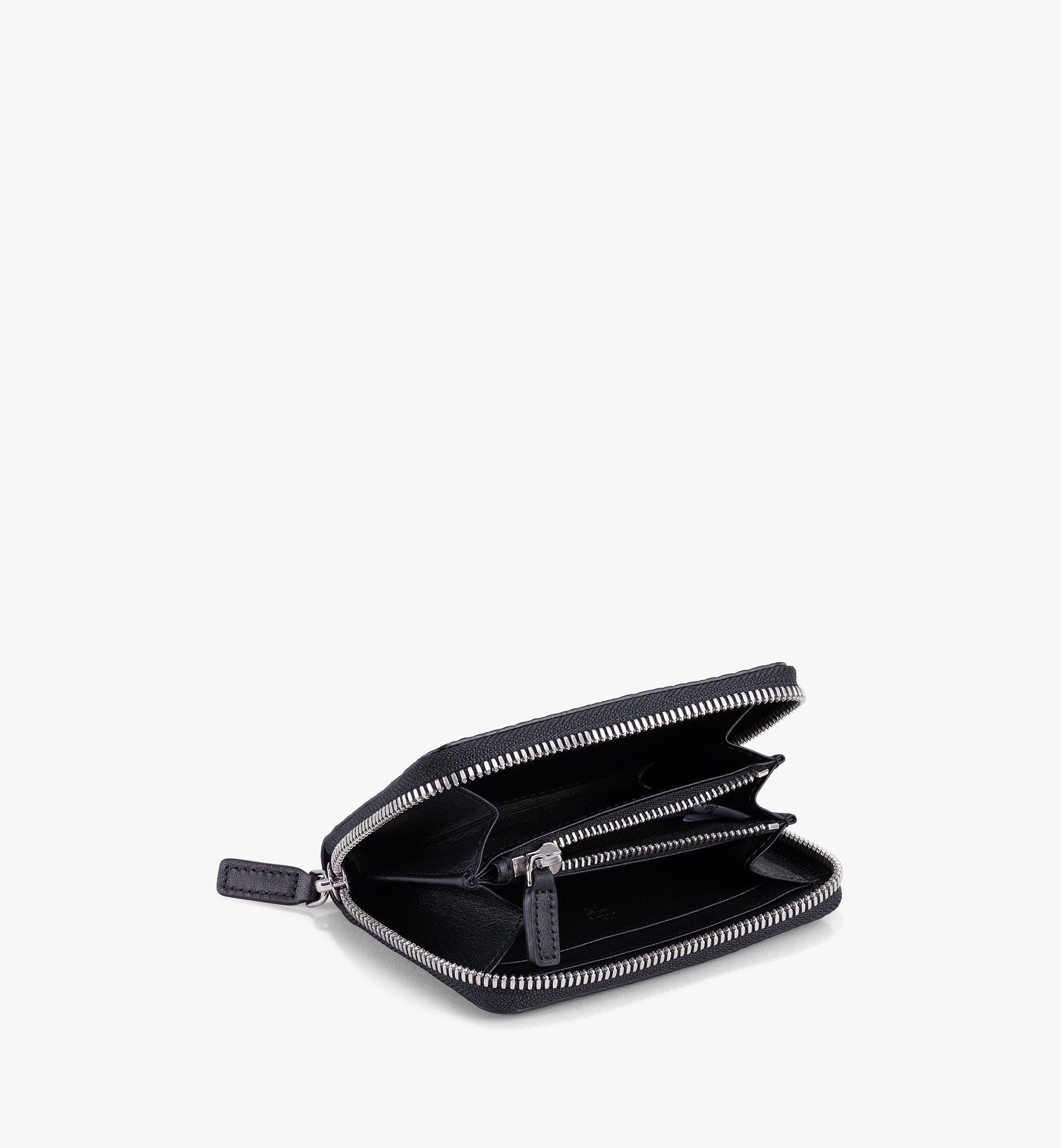 MCM Zip Wallet in Visetos Original Black MYLAAVI03BK001 Alternate View 1