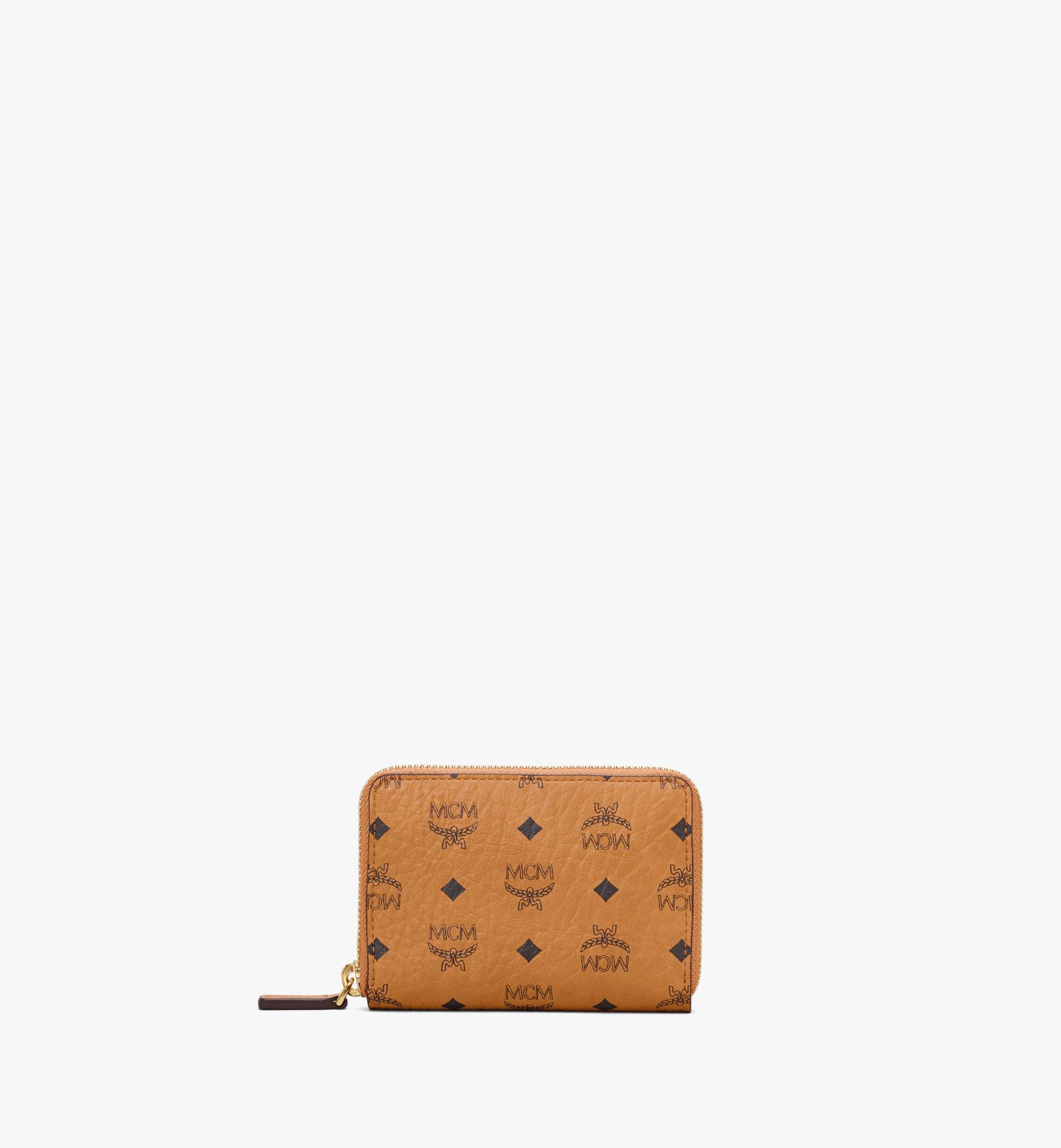 MCM Visetos Original Key Wallet