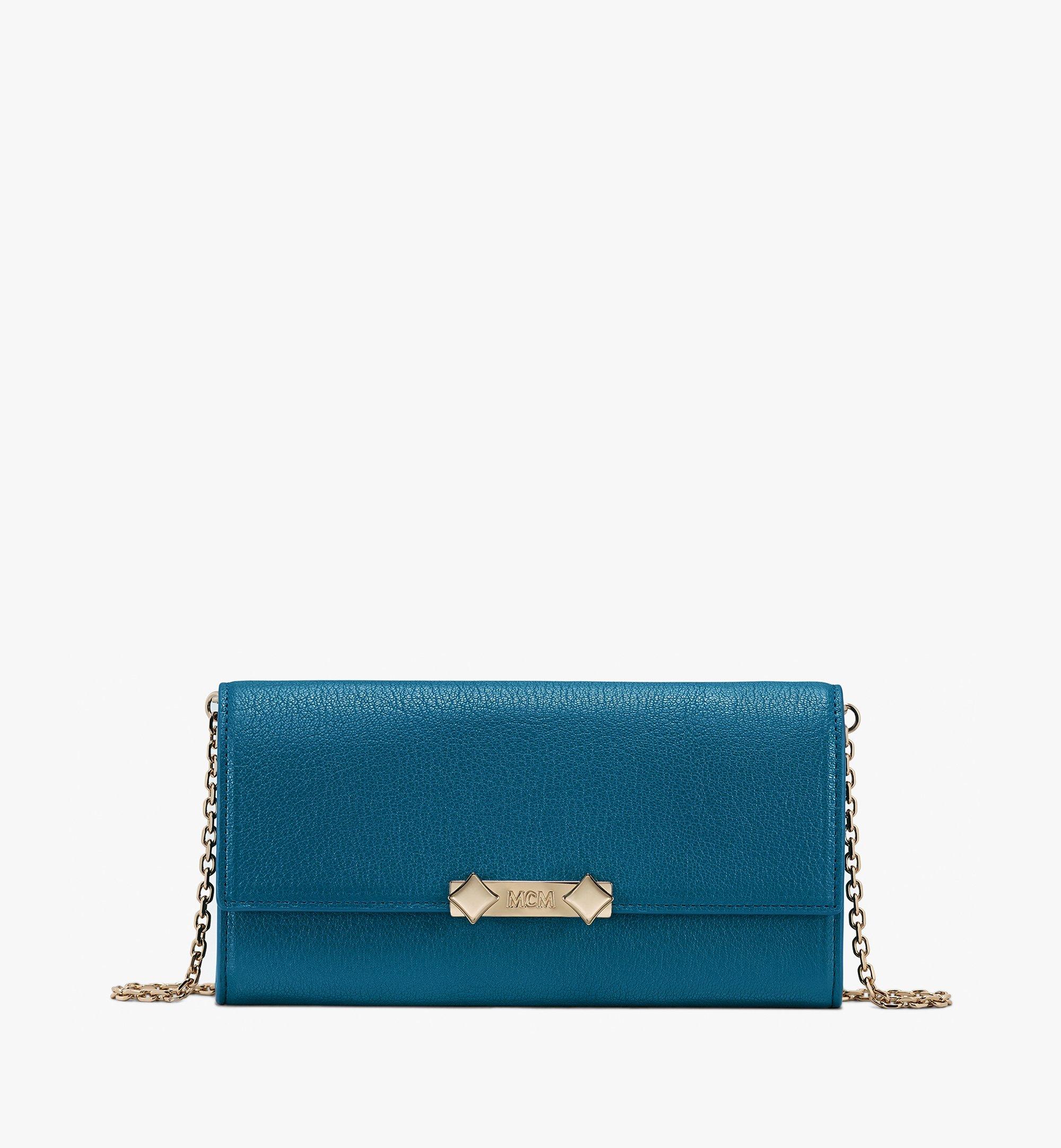 Milano Crossbody Wallet in Goatskin Leather