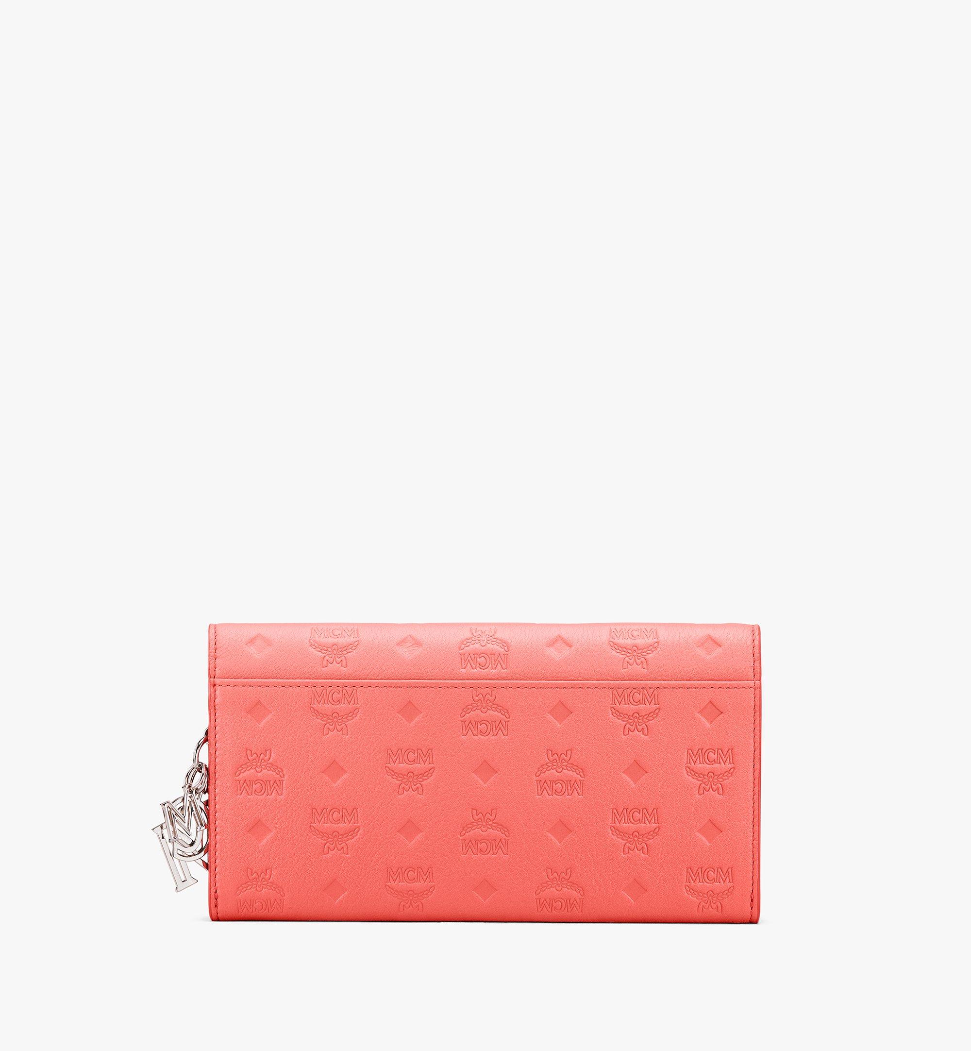 MCM Klara Chain Wallet in Monogram Leather Red MYLASKM01O3001 Alternate View 2