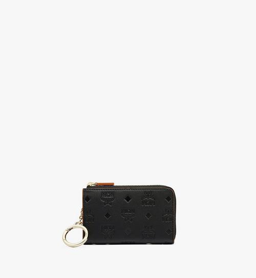 Klara Zip Card Wallet in Monogram Leather