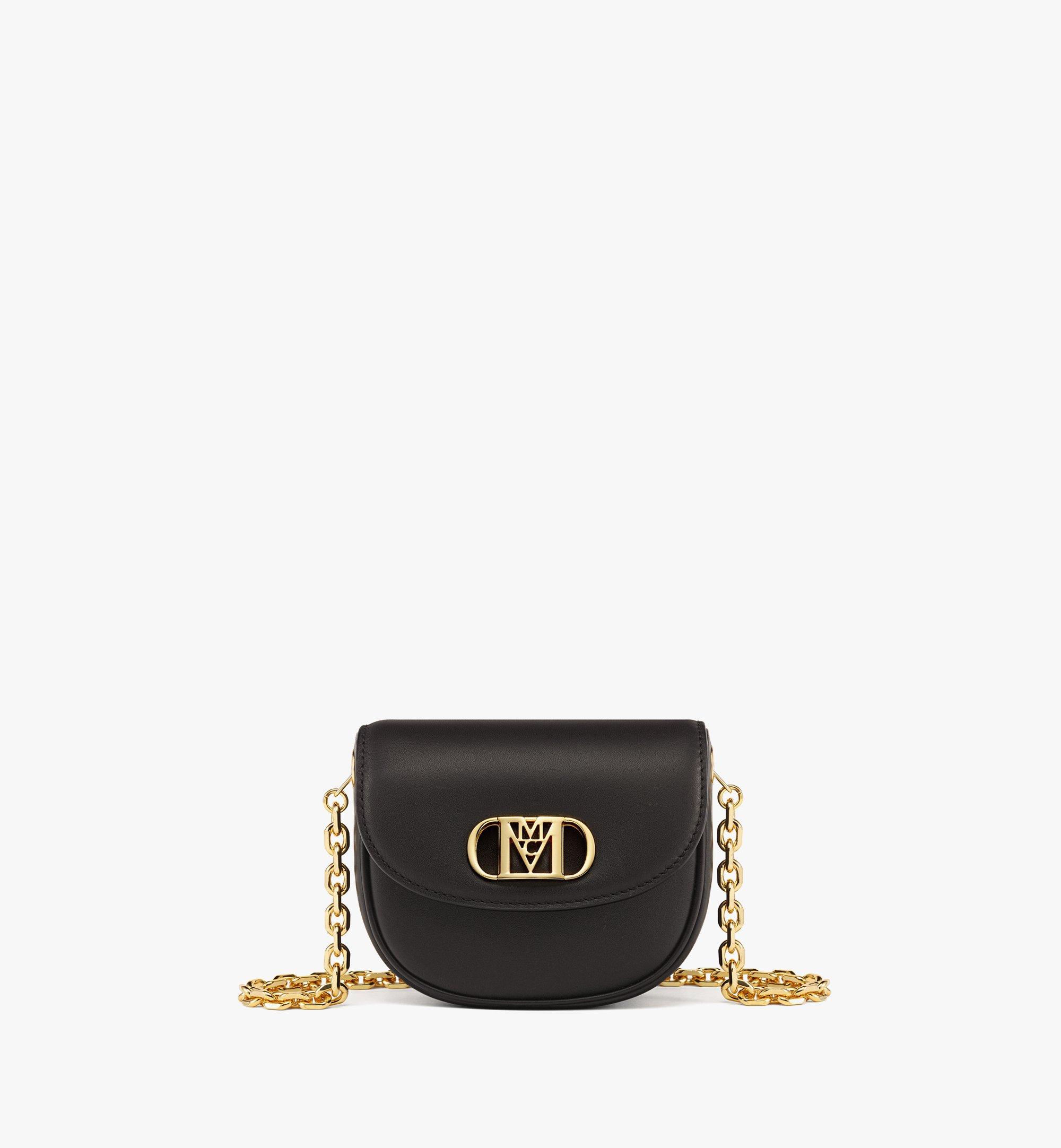 Mini Mode Travia Chain Wallet in Spanish Leather Black | MCM ®CA