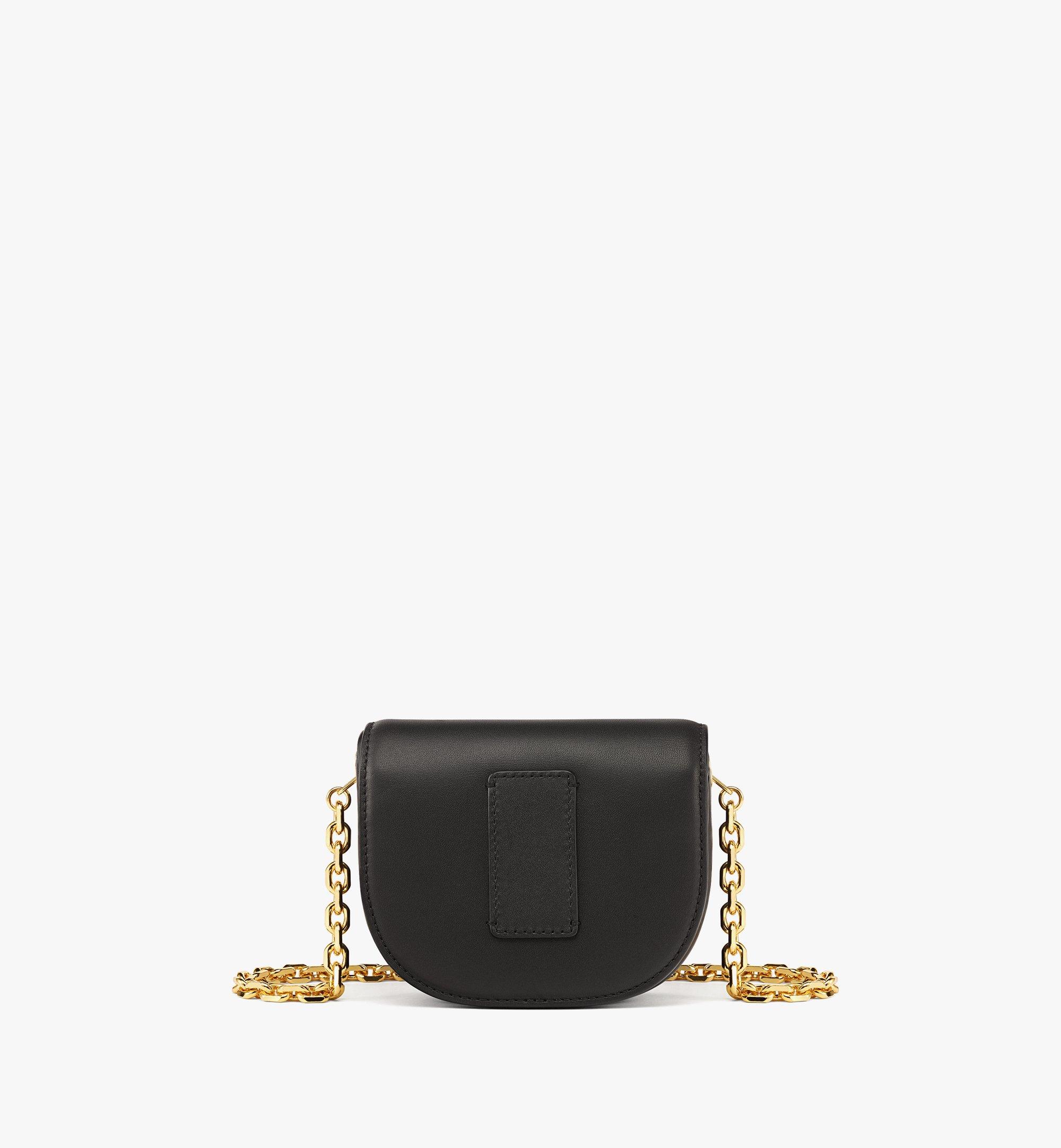 Mini Mode Travia Chain Wallet in Spanish Leather Black | MCM ®CA