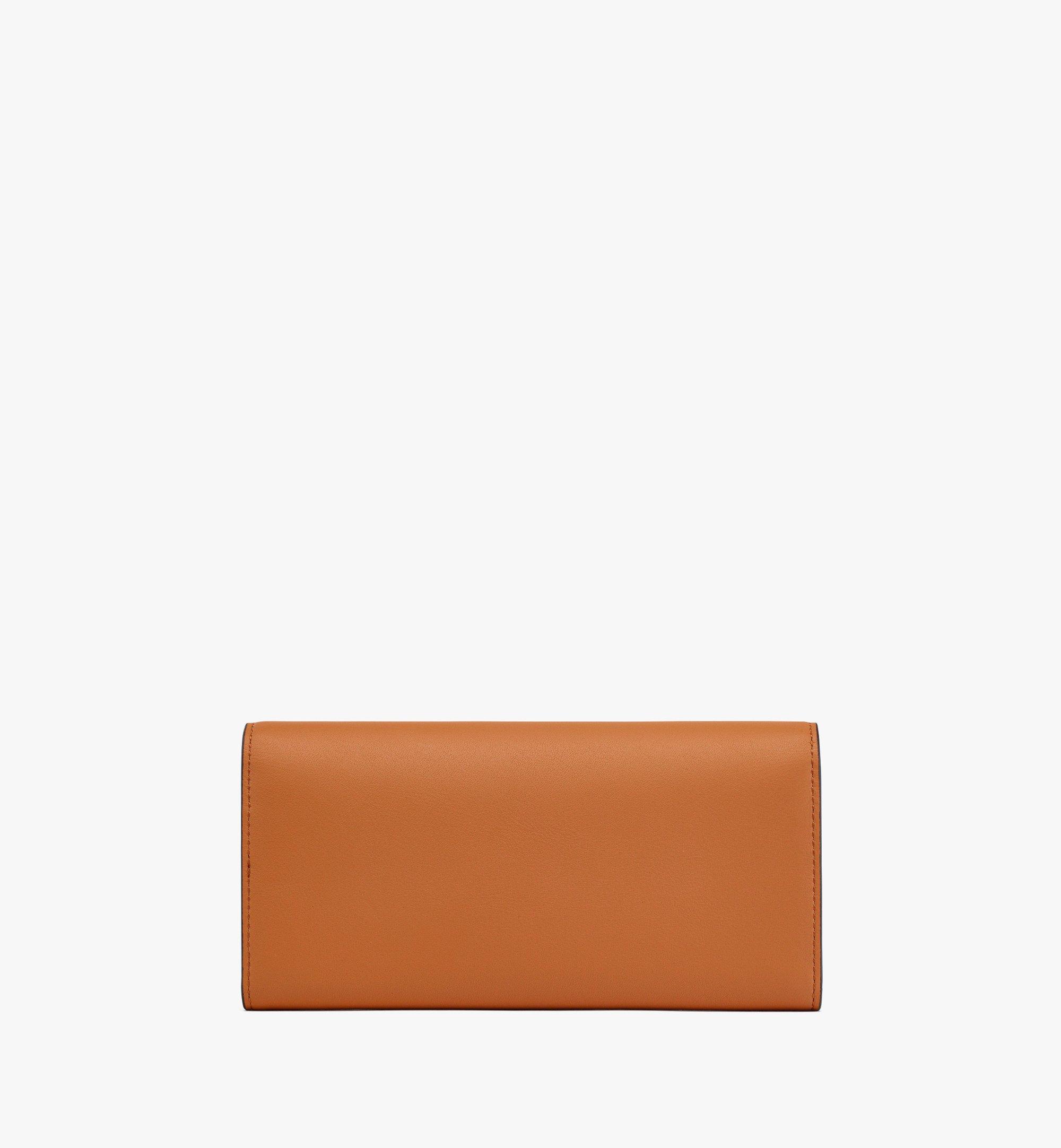 MCM Aren Continental Wallet in Spanish Calf Leather Cognac MYLDATA03CO001 Alternate View 2