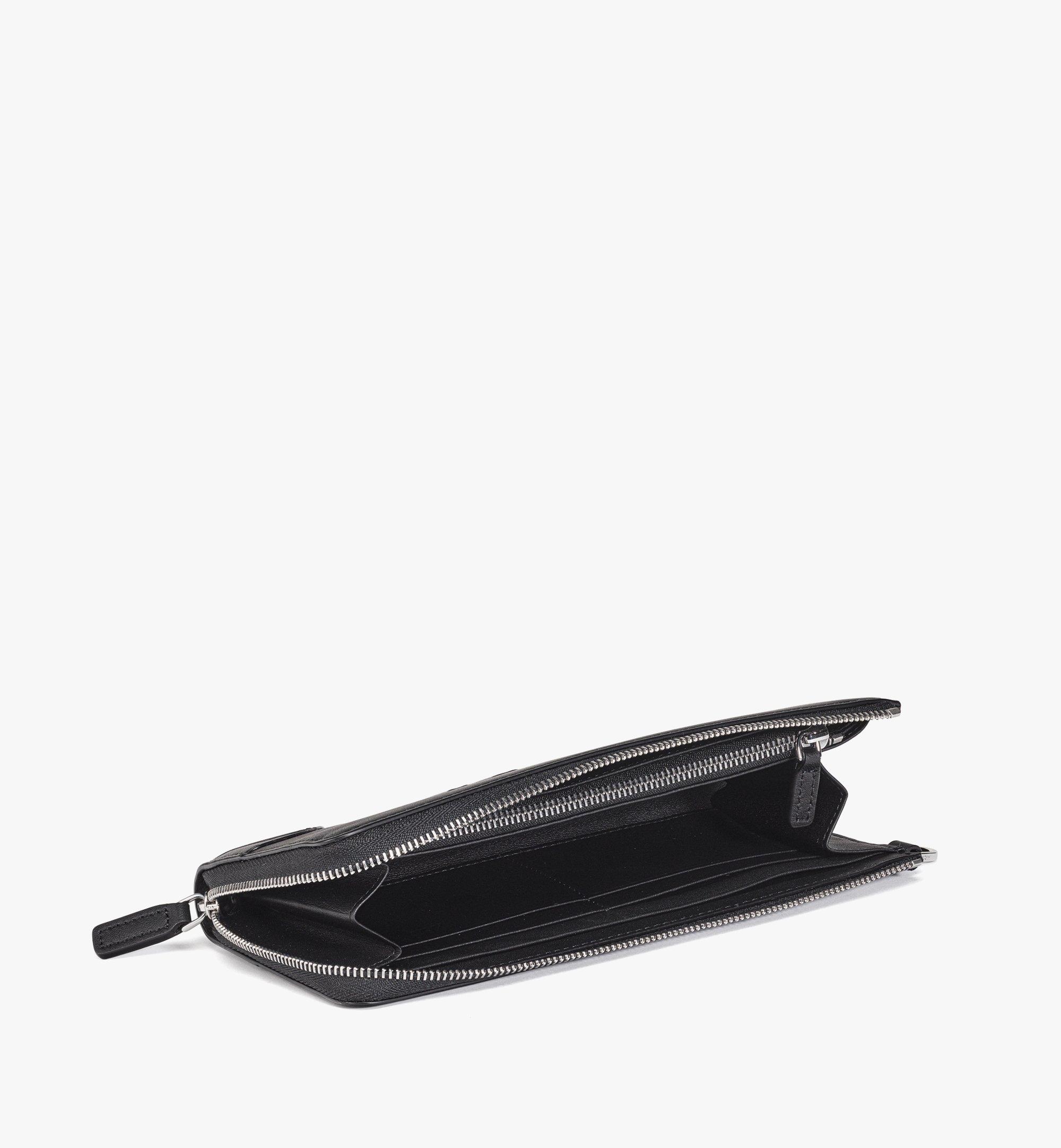 MCM Aren ジップアラウンド ウォレット - スペイン製カーフレザー Black MYLDATA04BK001 ほかの角度から見る 1
