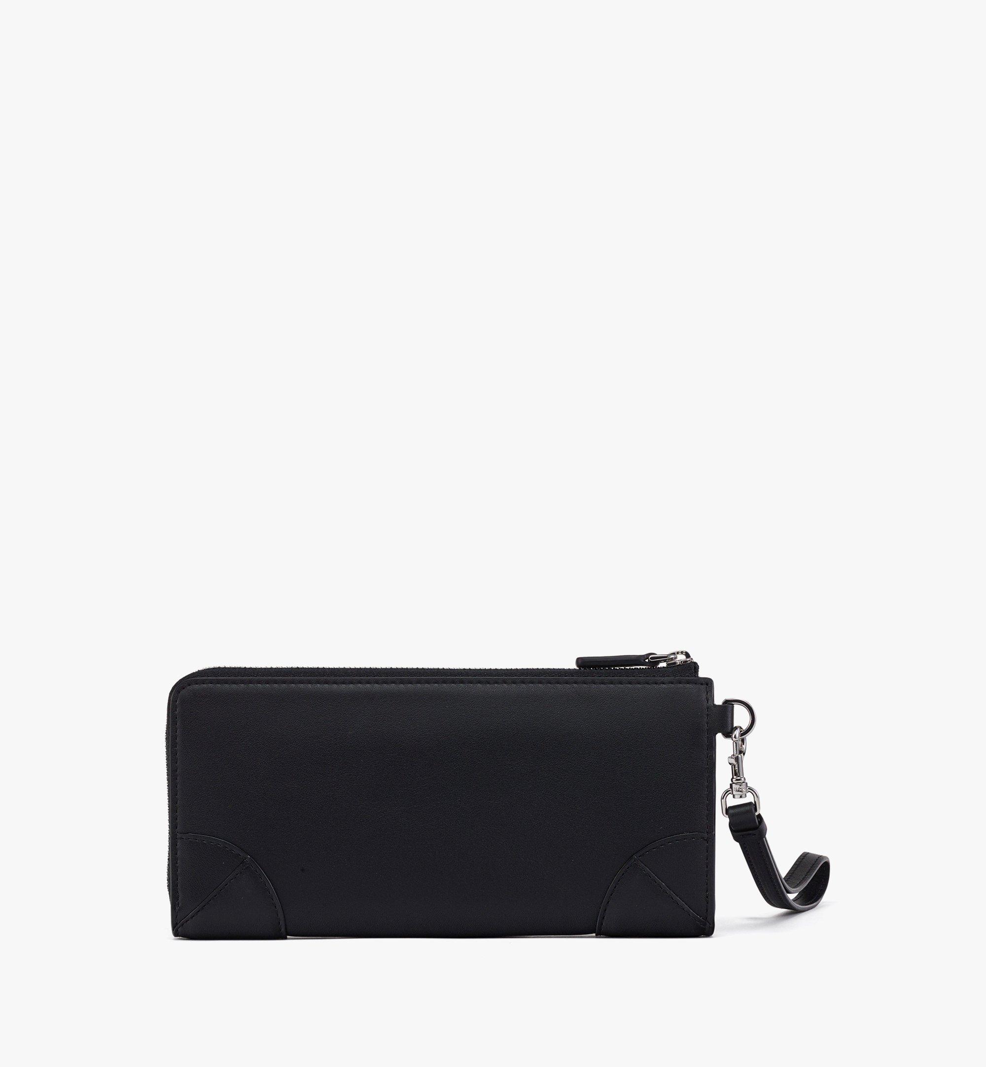 MCM Aren ジップアラウンド ウォレット - スペイン製カーフレザー Black MYLDATA04BK001 ほかの角度から見る 2