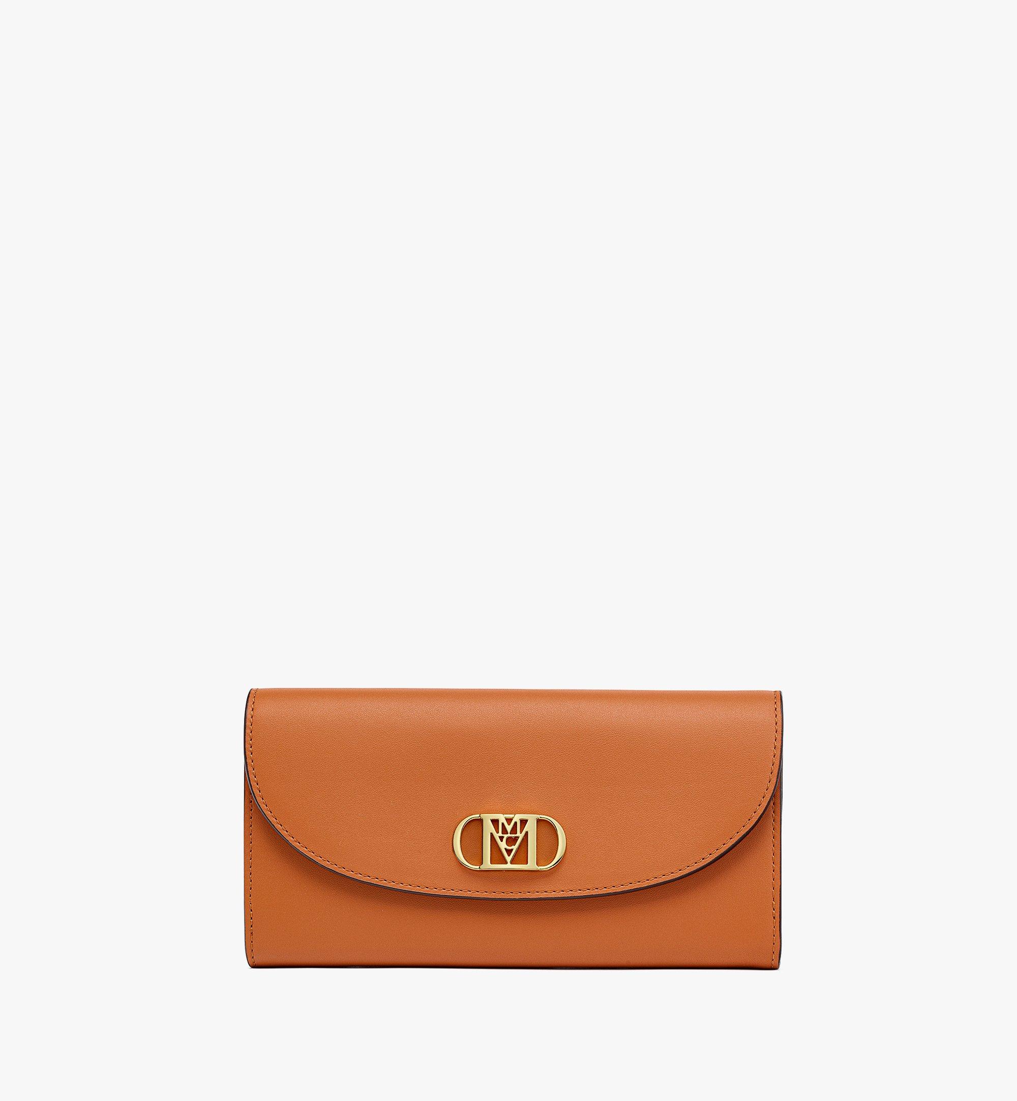 MCM Mode Travia Continental Wallet in Spanish Leather Cognac MYLDSLD01CO001 Alternate View 1