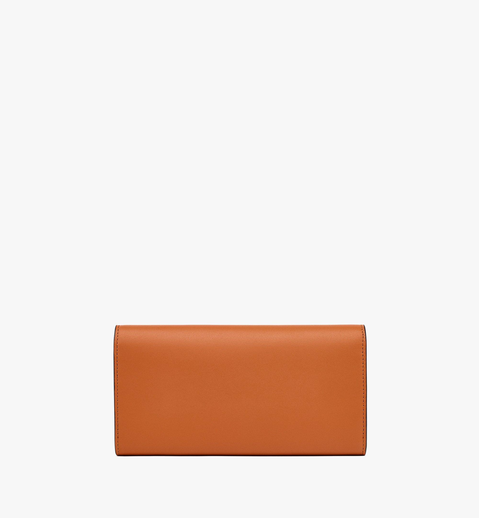 MCM Mode Travia Continental Wallet in Spanish Leather Cognac MYLDSLD01CO001 Alternate View 2