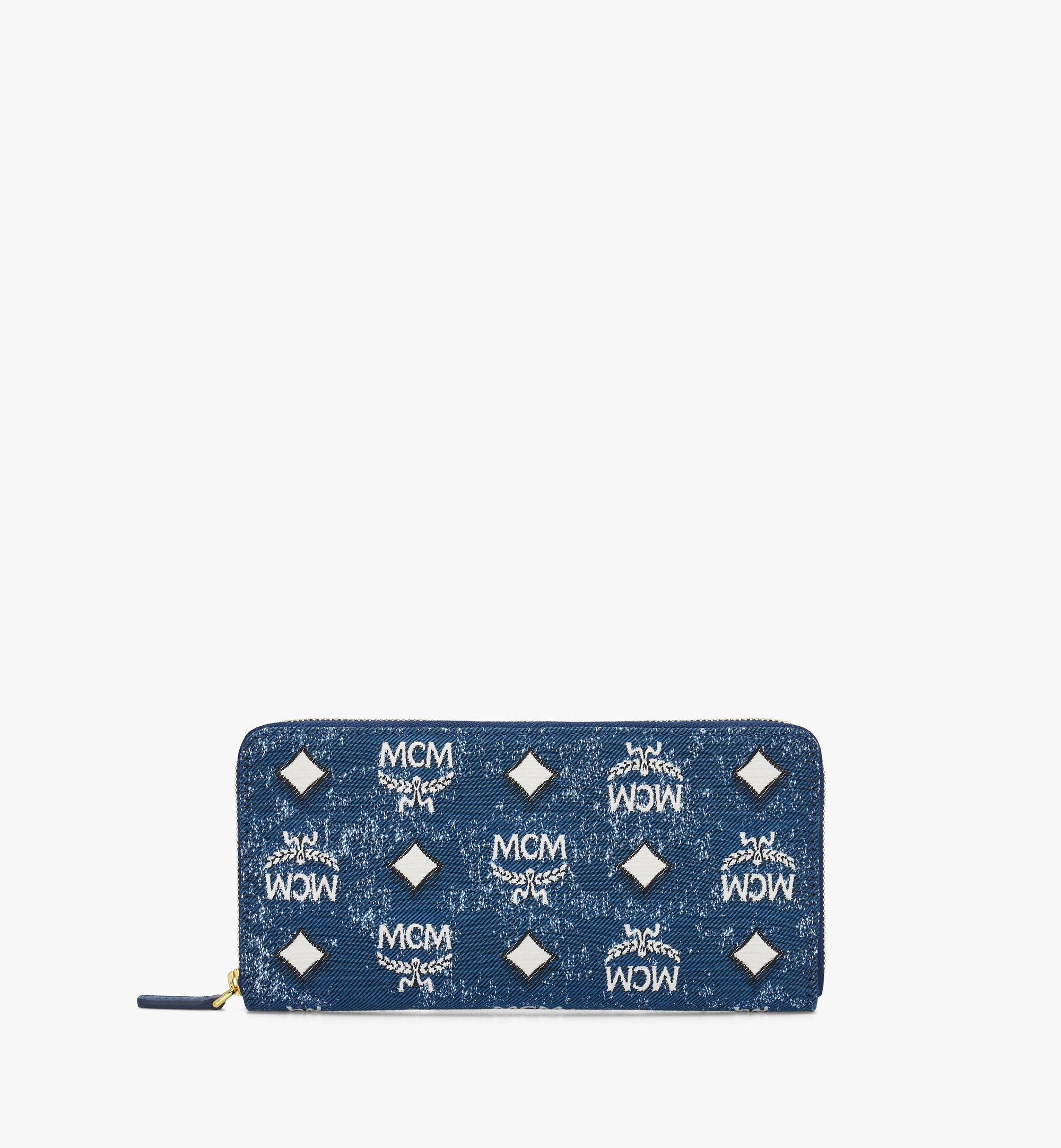 LOUIS VUITTON MONOGRAM JACQUARD DENIM ZIPPY WALLET