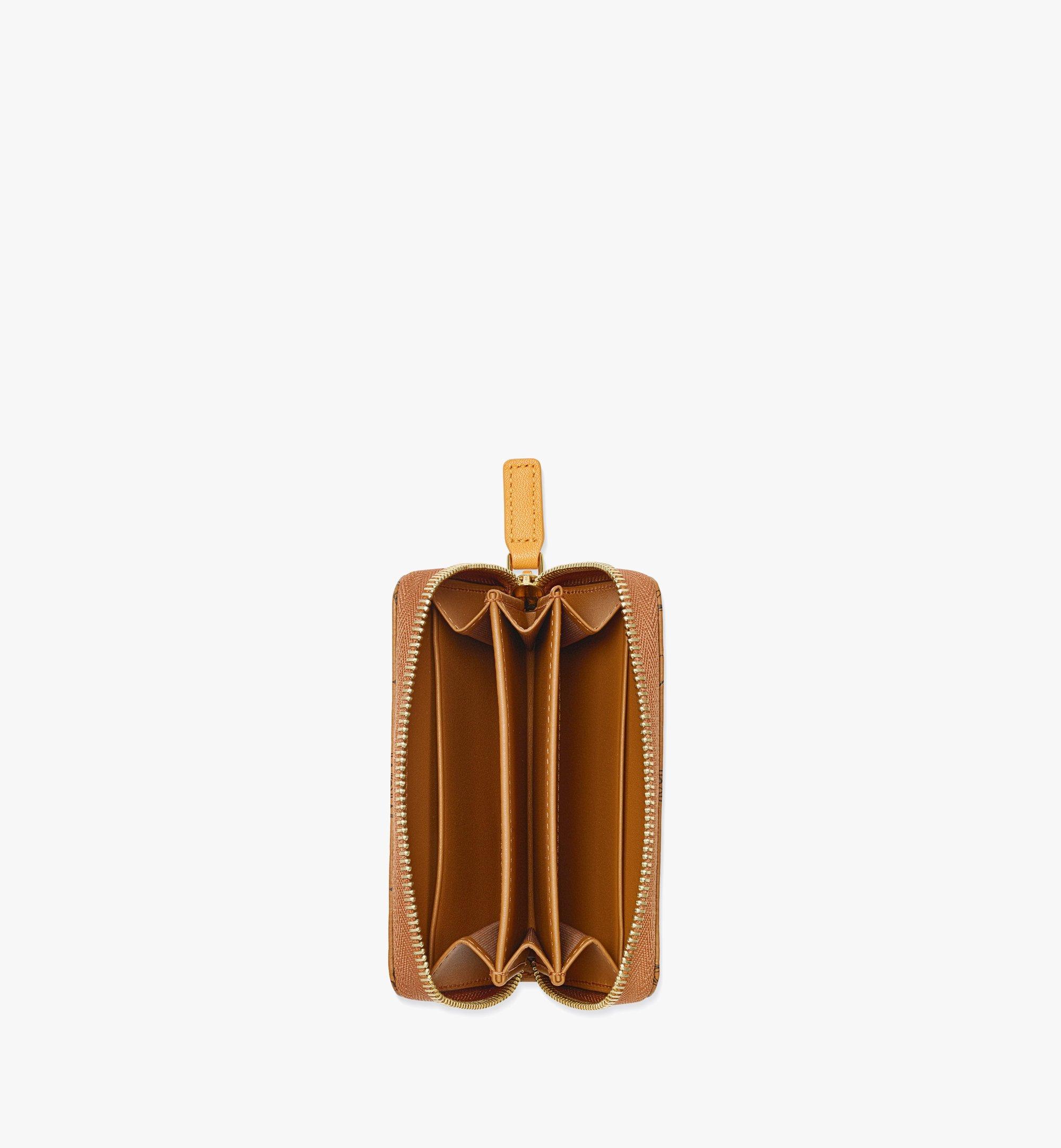 MCM Looney Tunes x MCM  Zip Around Wallet in Visetos Cognac MYLDSTA07CO001 Alternate View 1