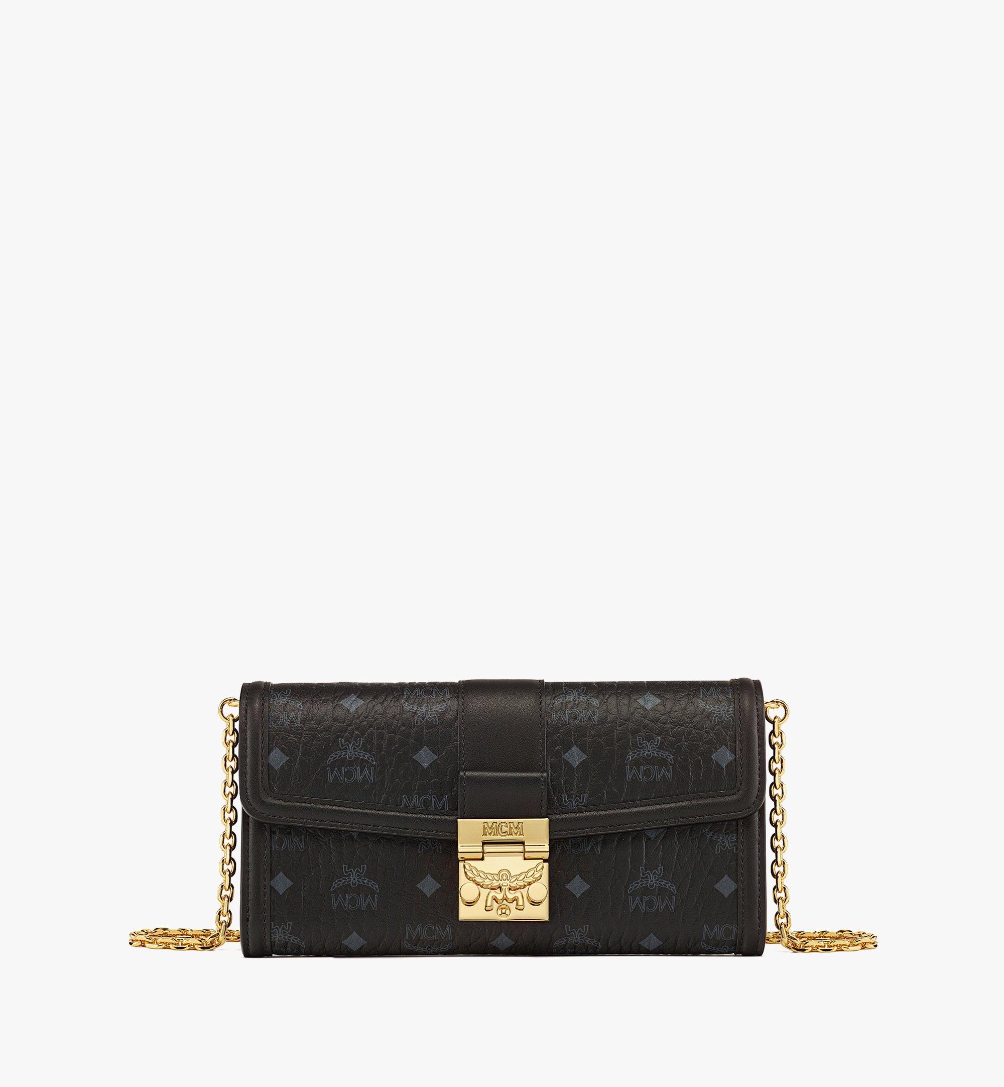 Mcm Millie Monogrammed Leather Crossbody Bag