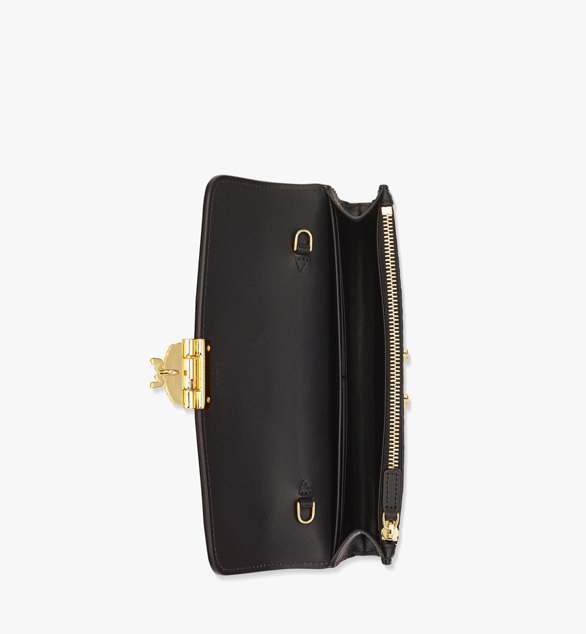 MCM Tracy Chain Wallet in Visetos Black MYLDSXT01BK001 Alternate View 1