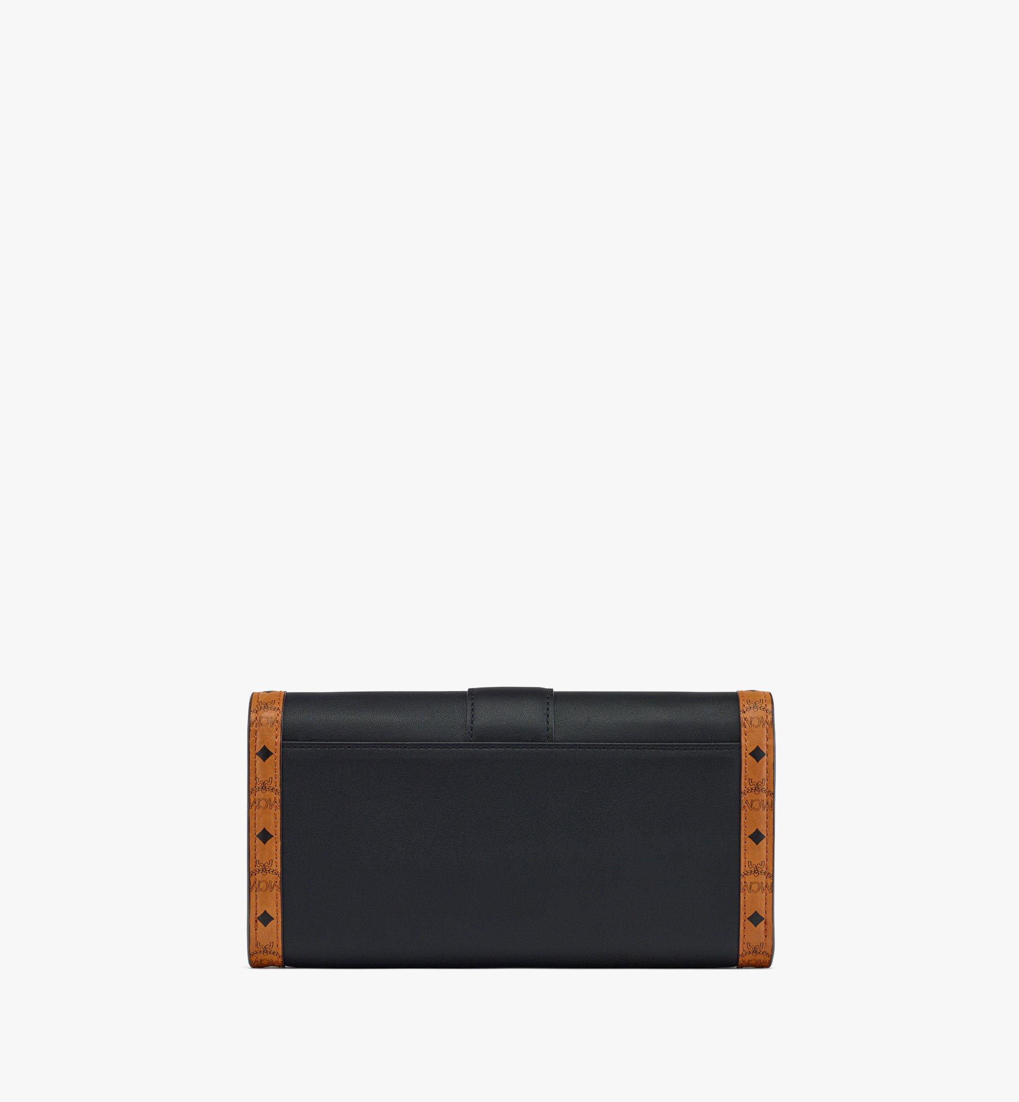 MCM Tracy チェーン ウォレット - レザー ヴィセトス ミックス Cognac Leather