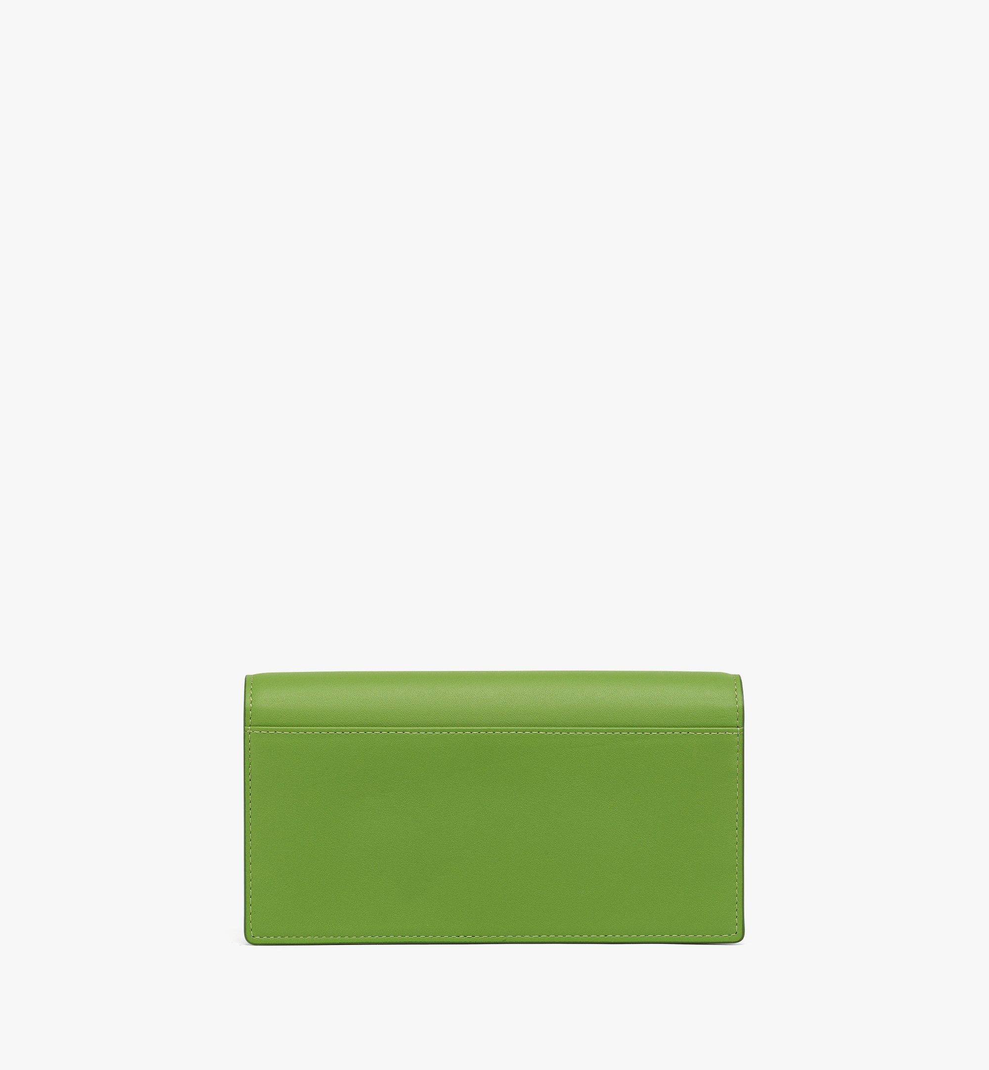 MCM Diamond チェーンウォレット - カーフレザー Green MYLEAAK01K2001 ほかの角度から見る 2