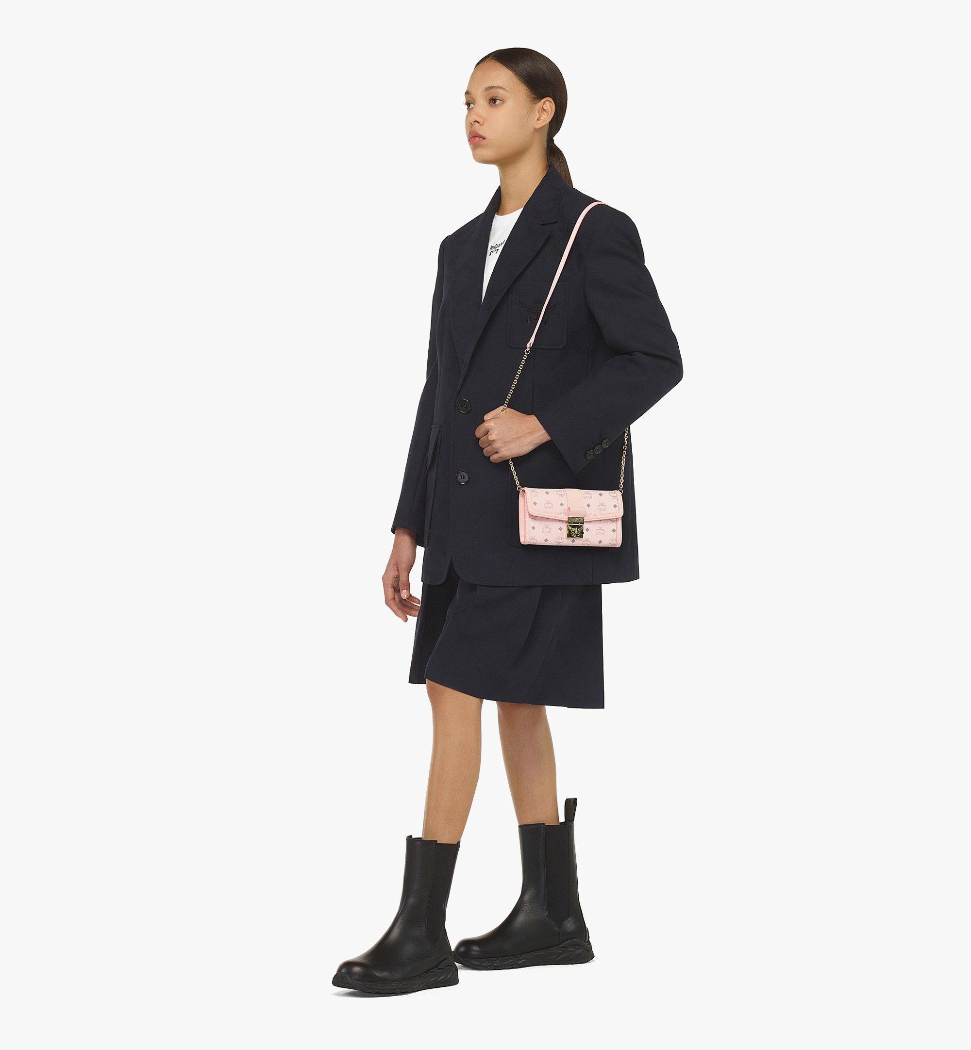 MCM Tracy Visetos链条钱包 Pink MYLEAXT02QH001 更多视角 2
