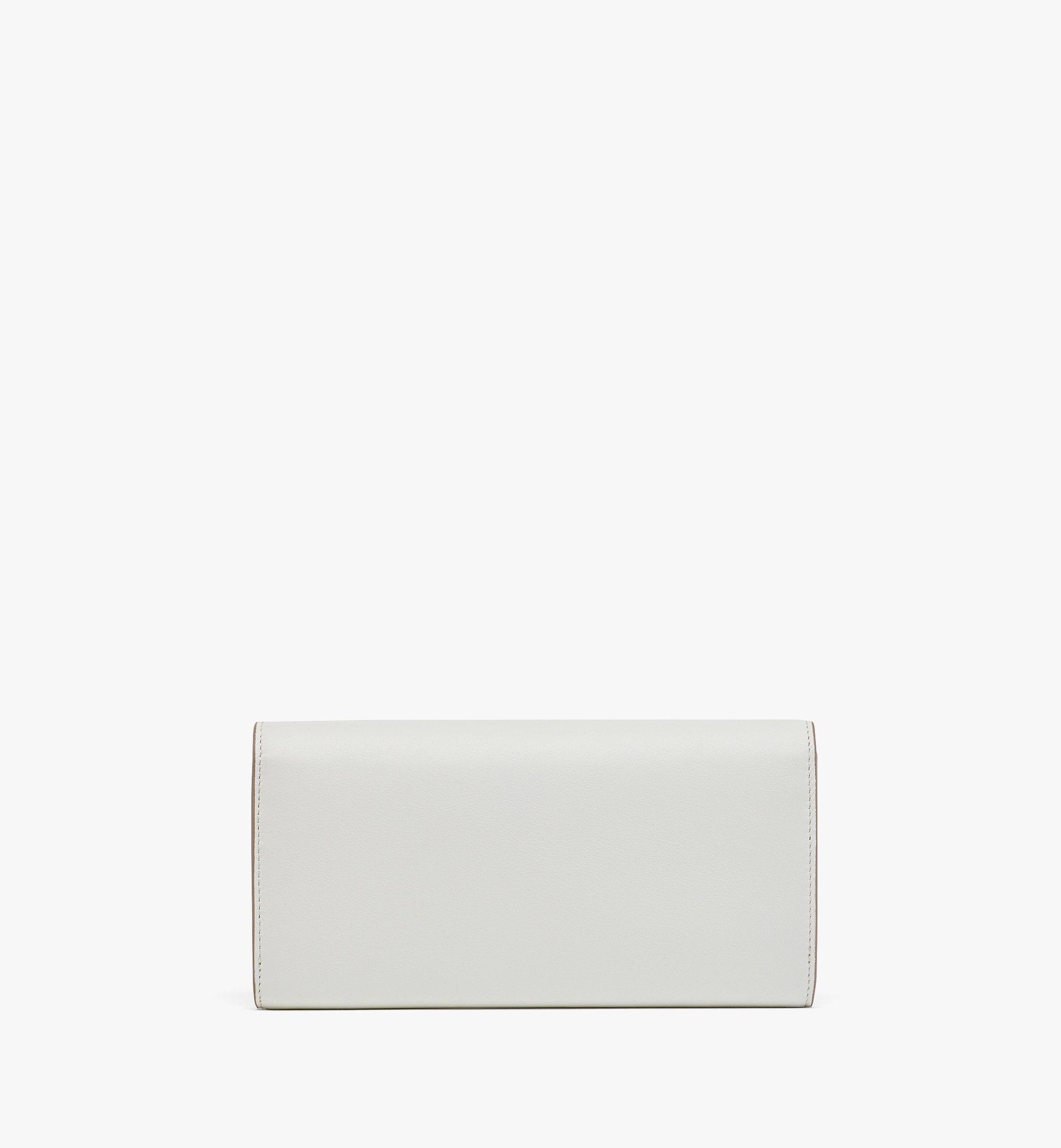 MCM Himmel Chain Wallet in Spanish Calf Leather White MYLESAC01WG001 Alternate View 2