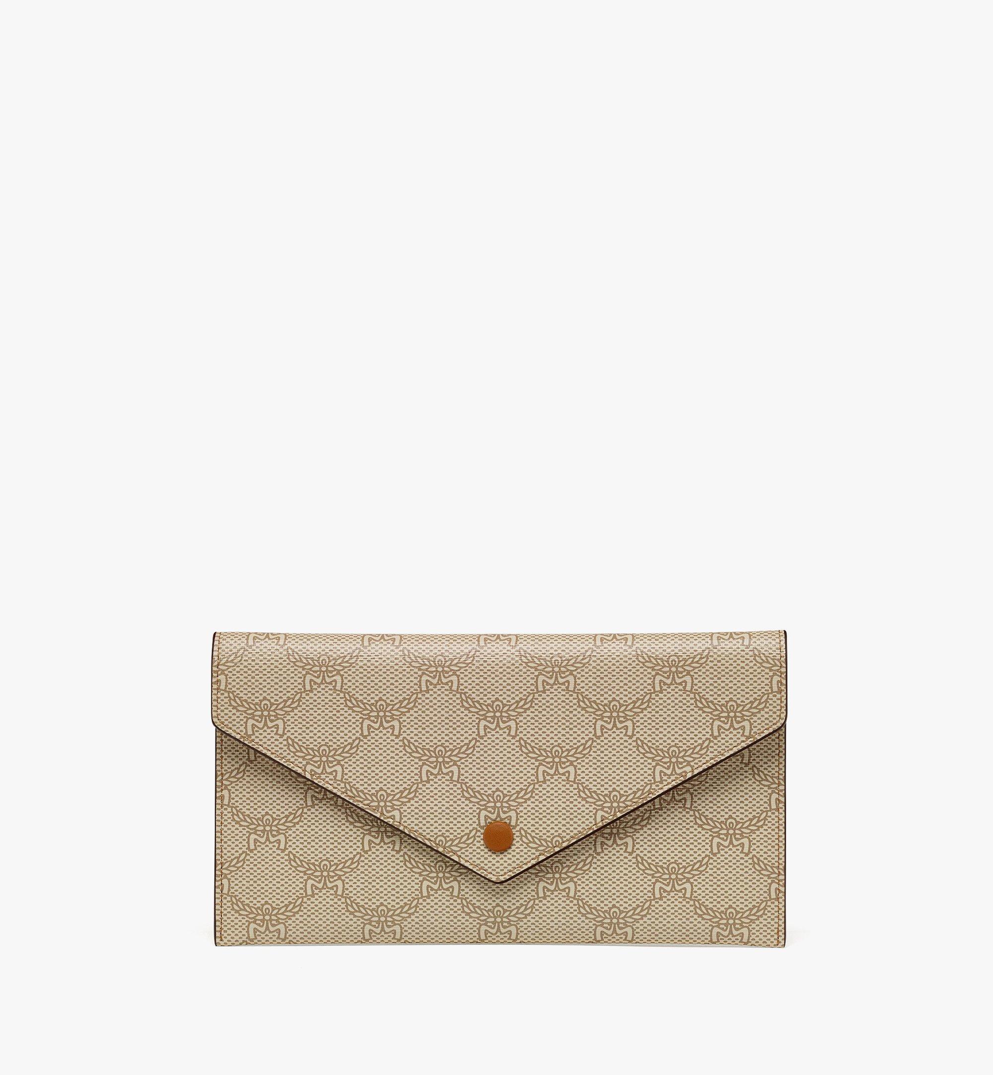 Large Himmel Continental Pouch in Lauretos Beige | MCM ®US