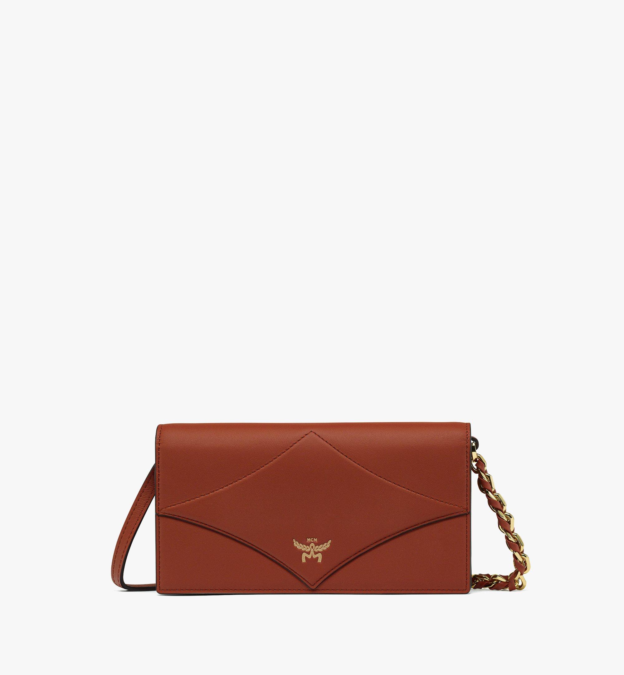 Diamond Chain Wallet in Calf Leather