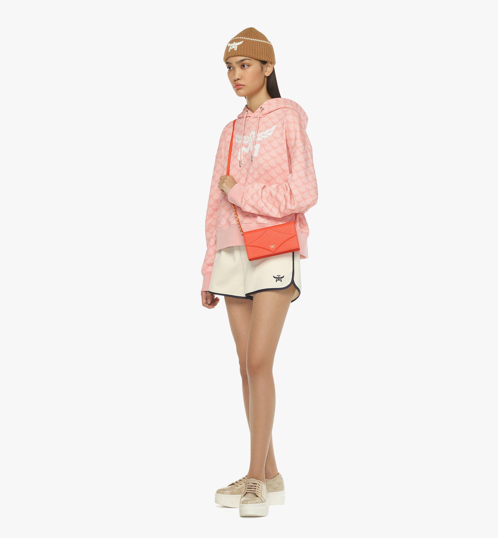 Large Diamond Chain Wallet in Spanish Calf Leather Orange MCM ®AU