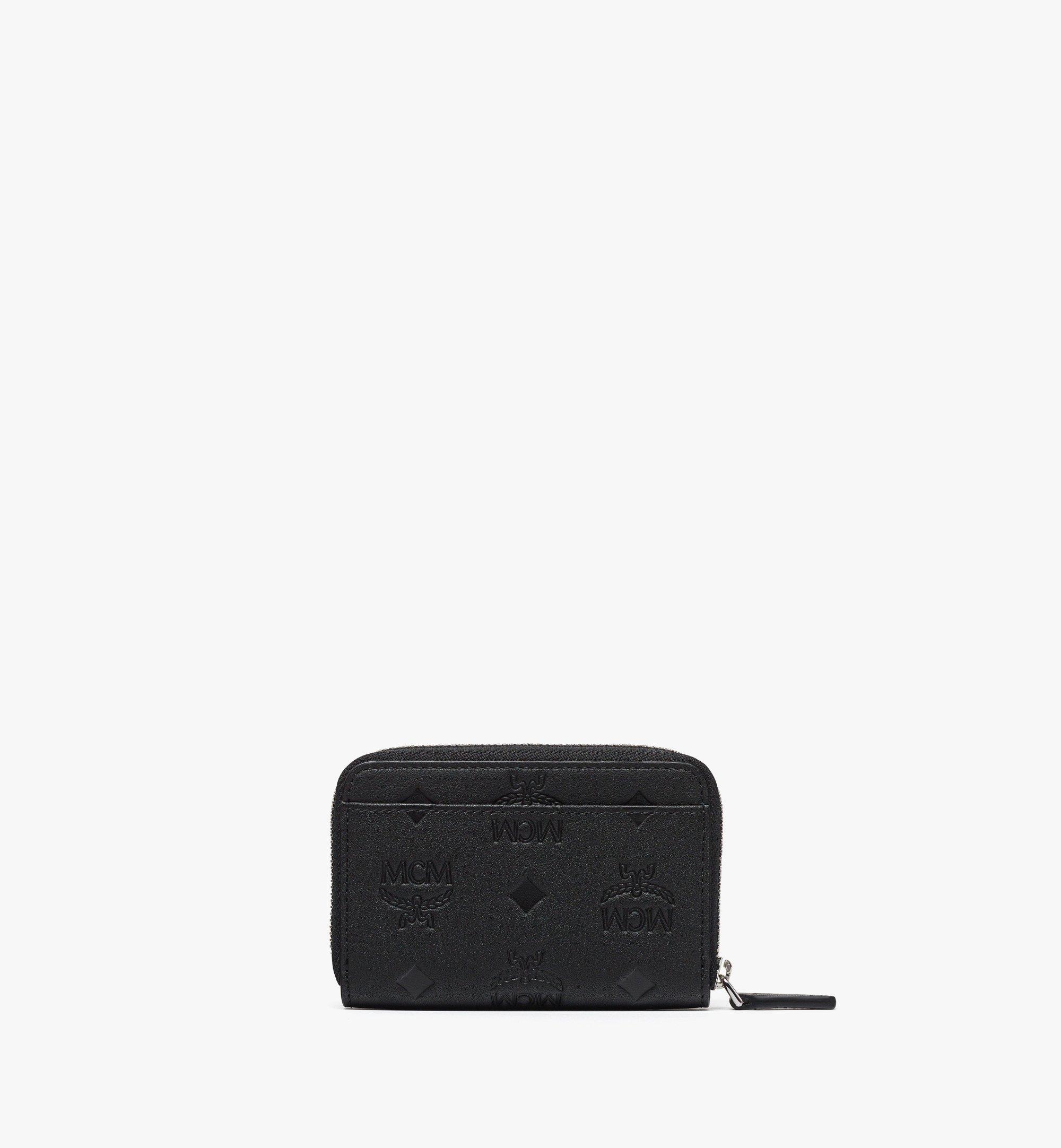 MCM Portefeuille Aren zippé en cuir monogrammé embossé Black MYLESTA01BK001 Plus de photos 2