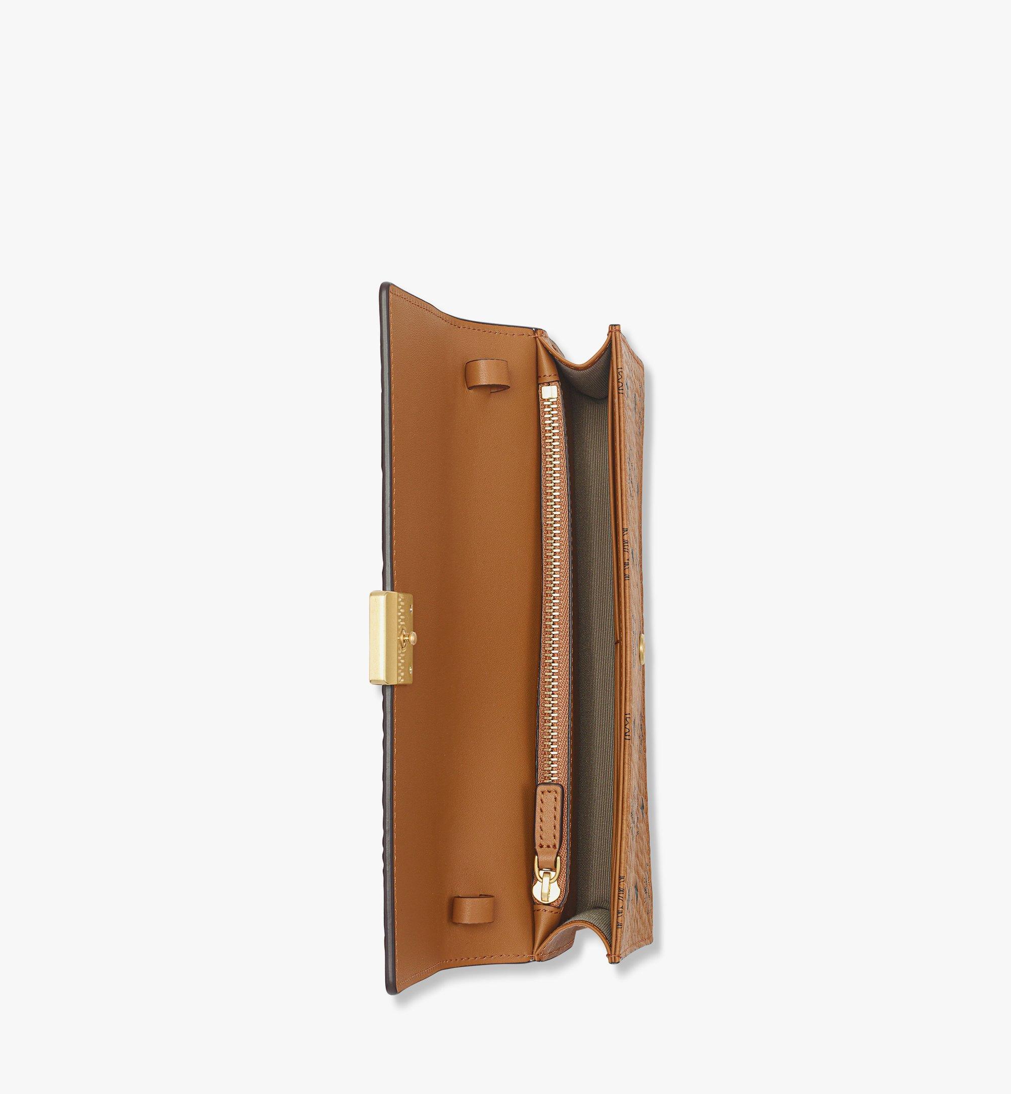 MCM Aren Crossbody Wallet in Visetos Cognac MYLFATA01CO001 Alternate View 1