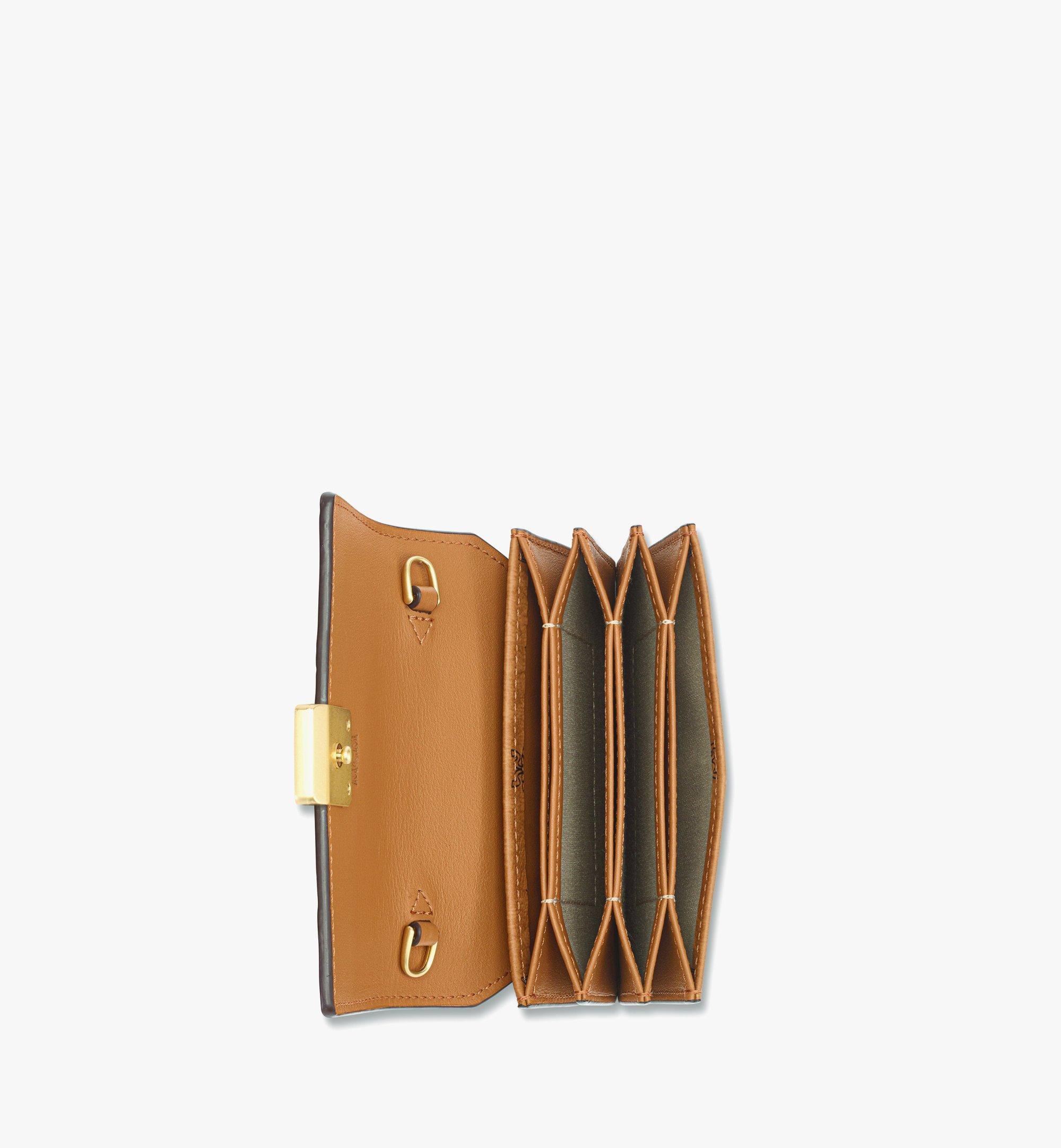 MCM Portemonnaie mit Kettenriemen Aren in Visetos Cognac MYLFATA03CO001 Noch mehr sehen 1