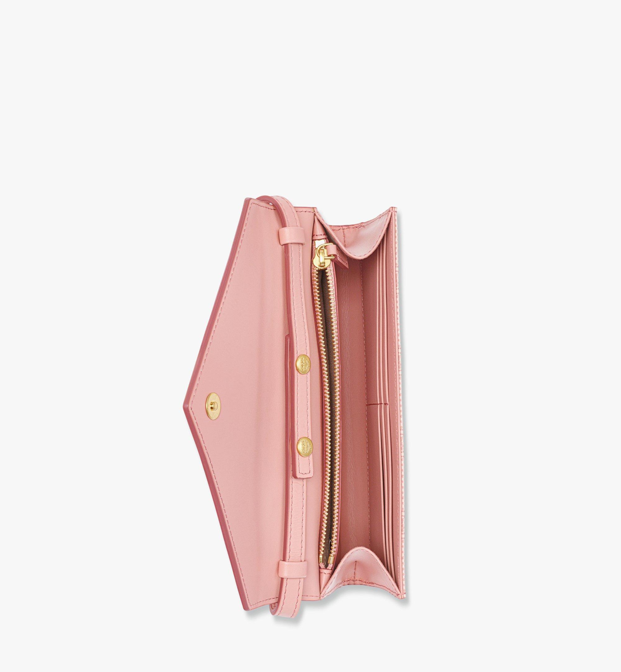 MCM Himmel Crossbody Wallet in Lauretos Pink MYLFSAC03P6001 Plus de photos 1