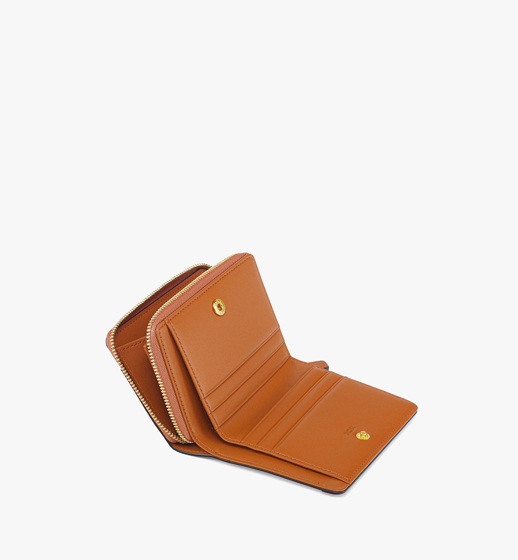 MCM Himmel Lauretos 圖案全開式拉鏈錢包 Beige MYLFSAC04I9001 更多視圖 1