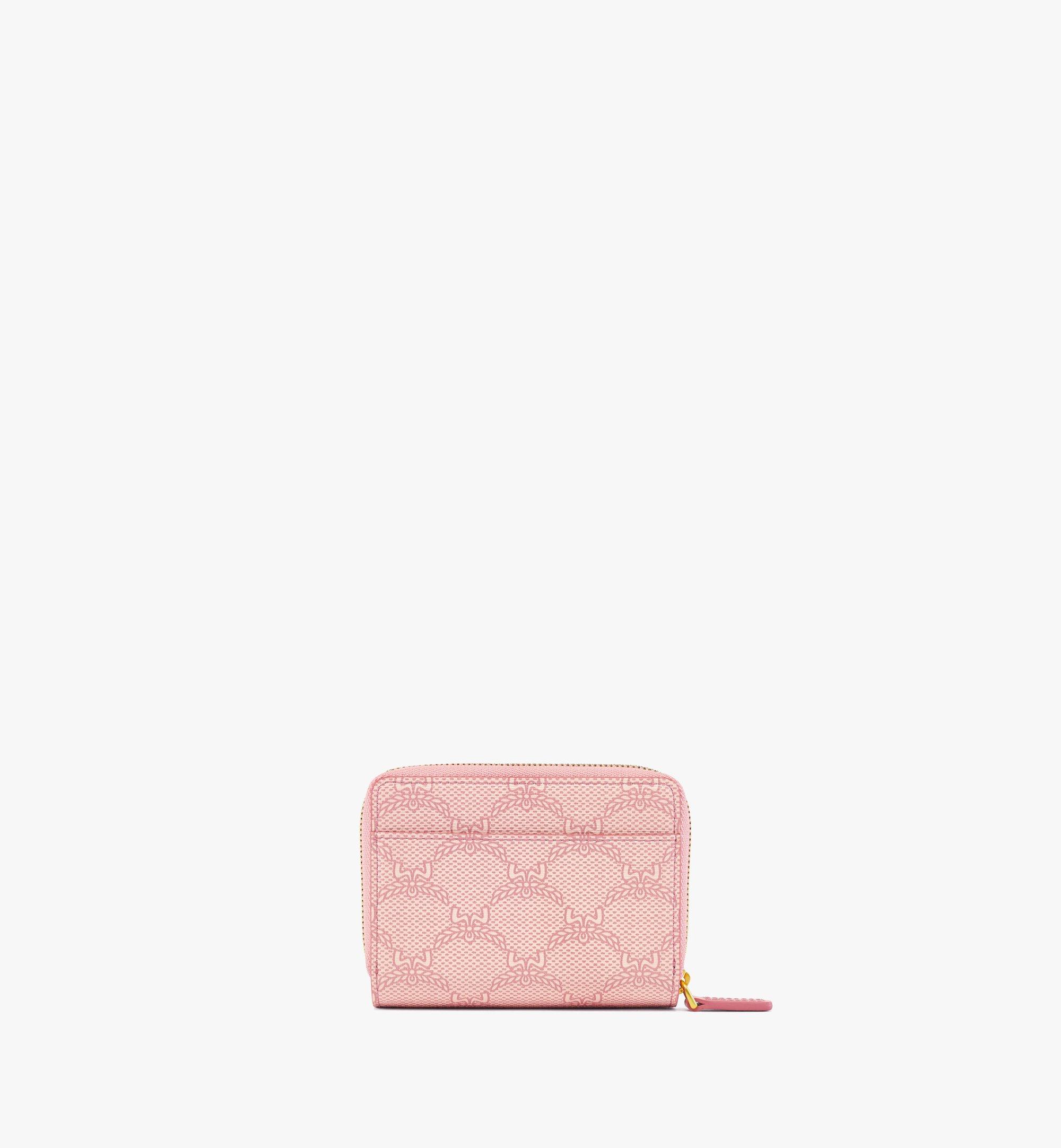 MCM Himmel Zip-Around Wallet in Lauretos Pink MYLFSAC04P6001 Alternate View 2