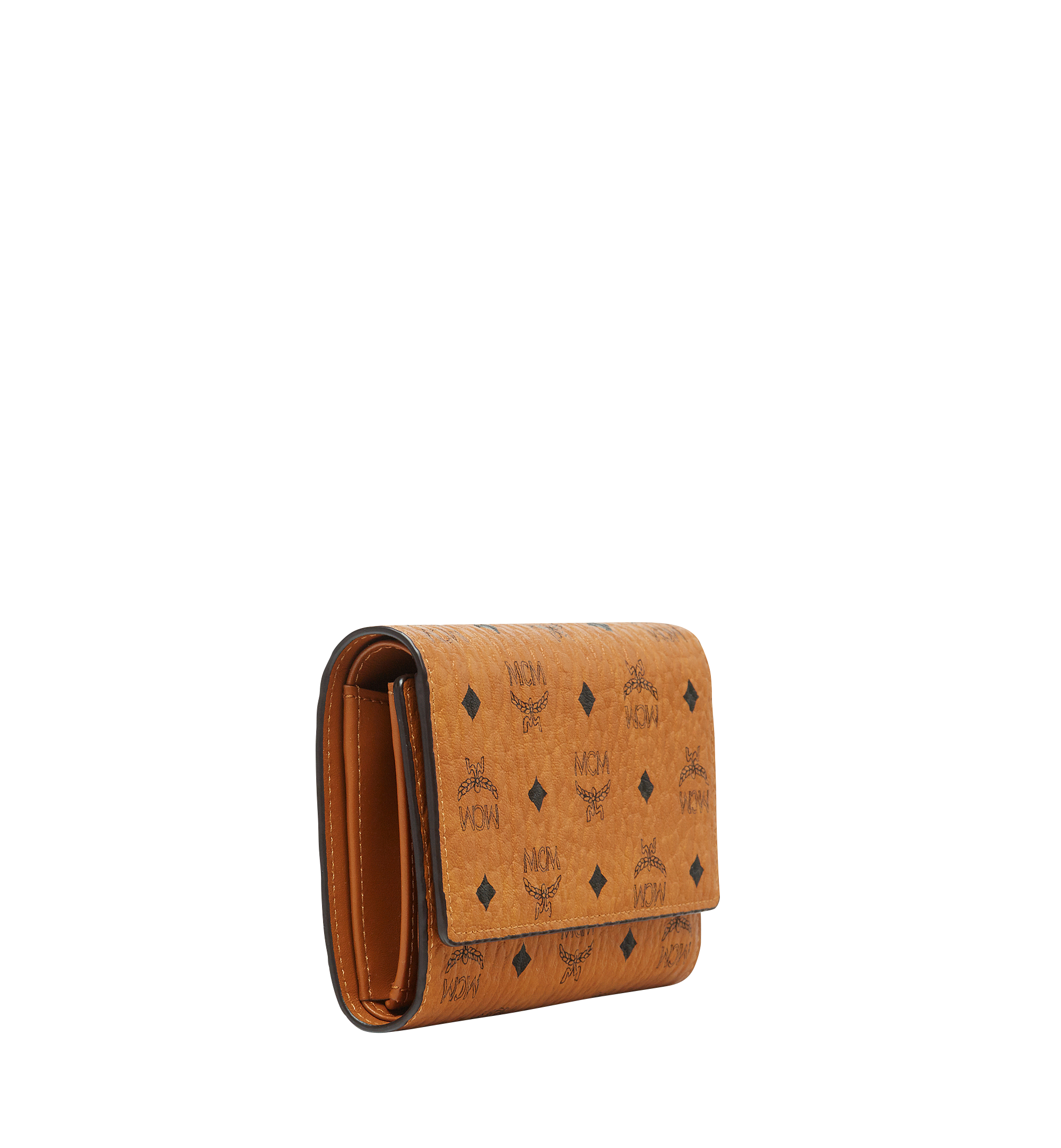 Medium Trifold Wallet in Visetos Original Cognac | MCM ®MY