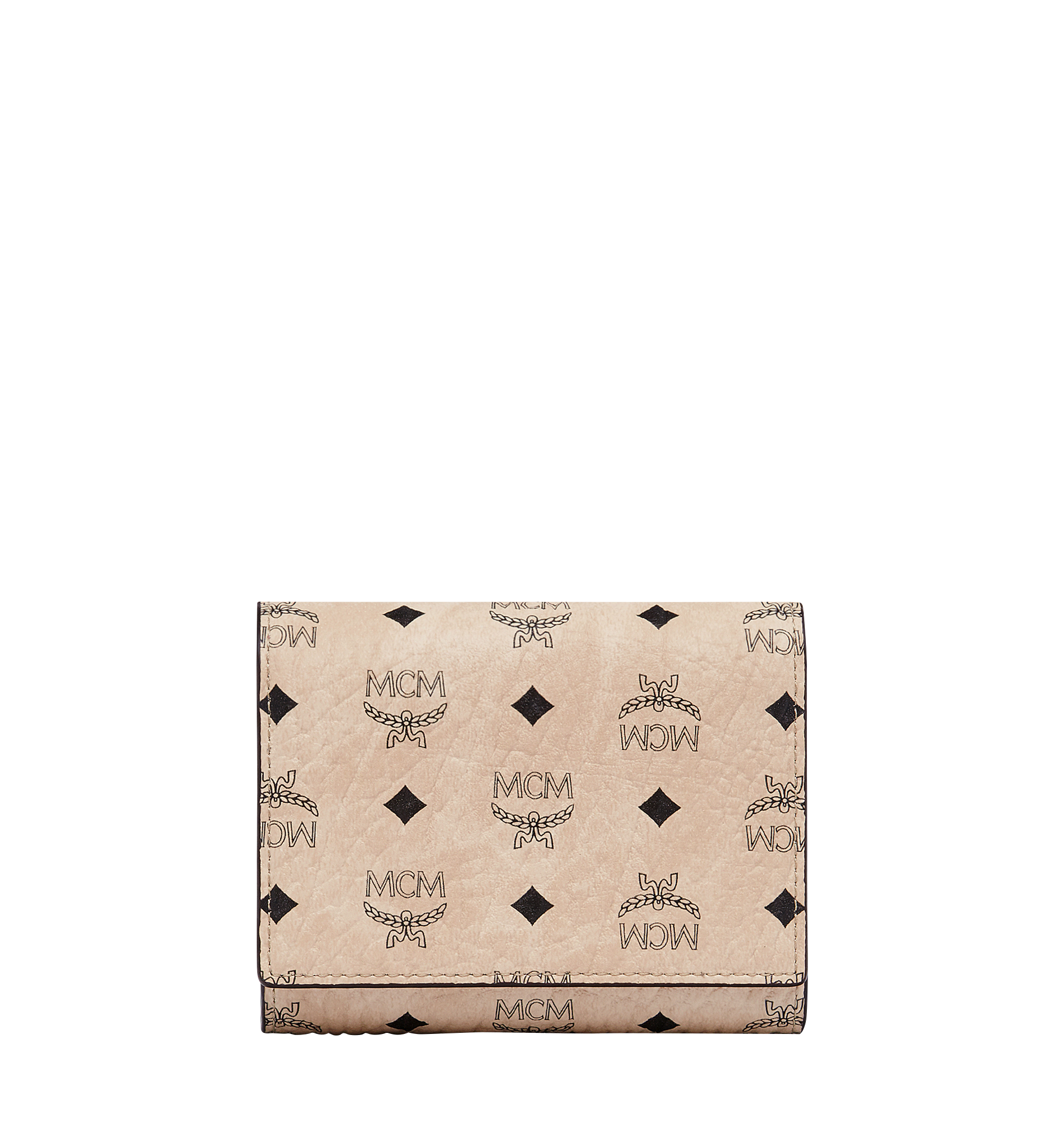 MCM Color Visetos Three Fold Wallet Beige MYS7AVC83IG001 Noch mehr sehen 1
