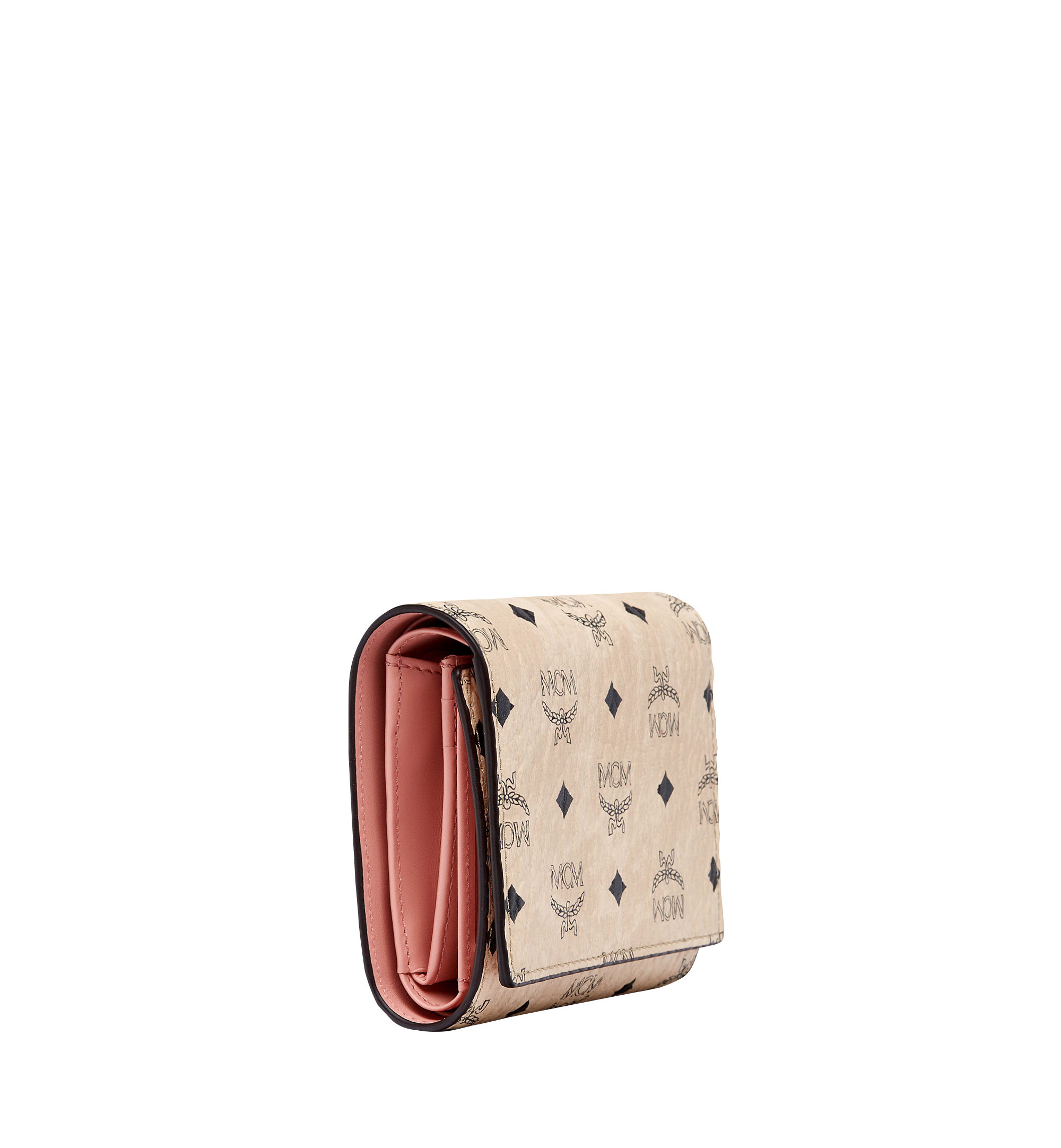 MCM Color Visetos Three Fold Wallet Beige MYS7AVC83IG001 Noch mehr sehen 1