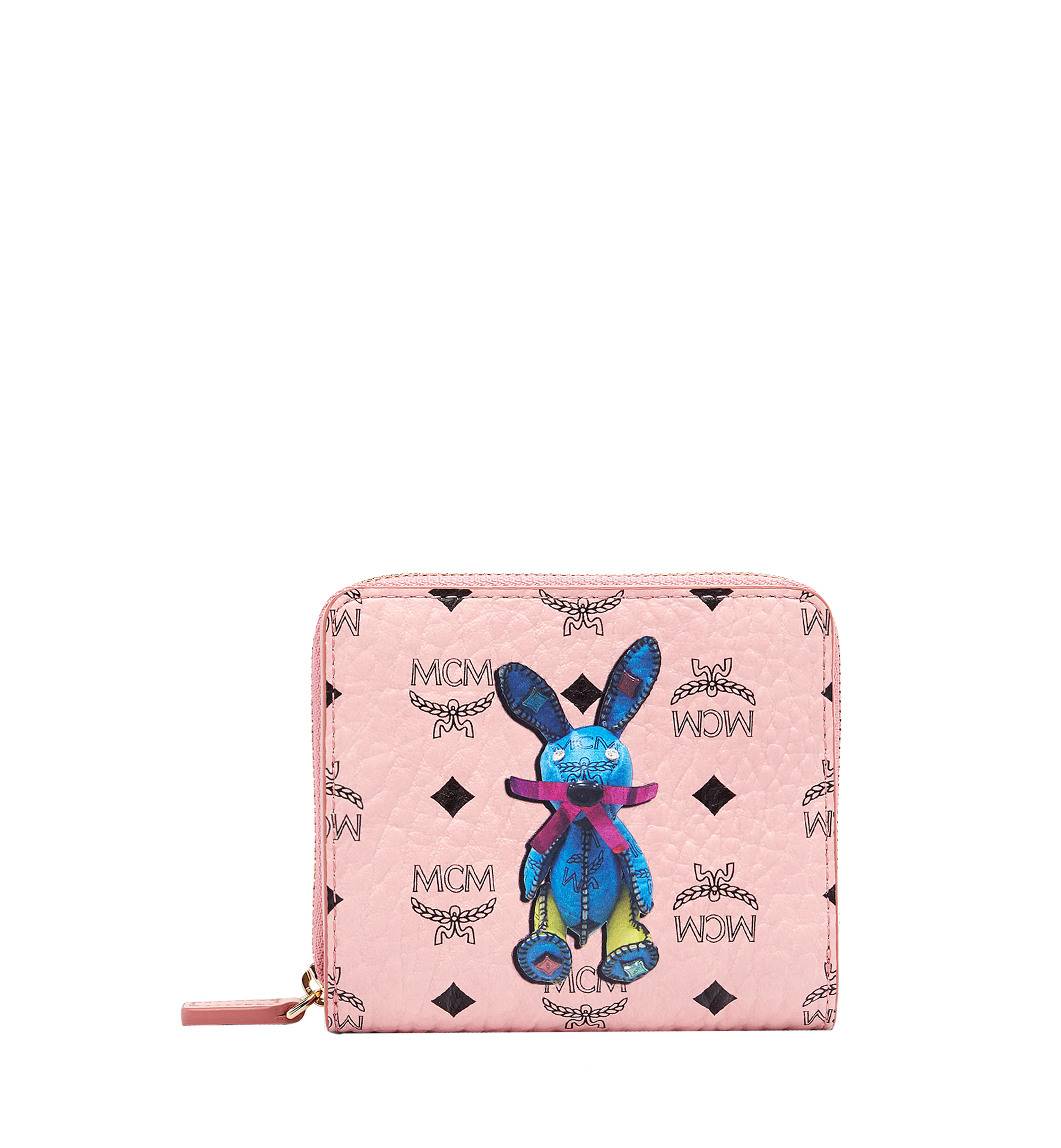 MCM PINK BLUE RABBIT BUNNY CROSSBODY BELT BAG CROSSBODY WALLET BAG NEW